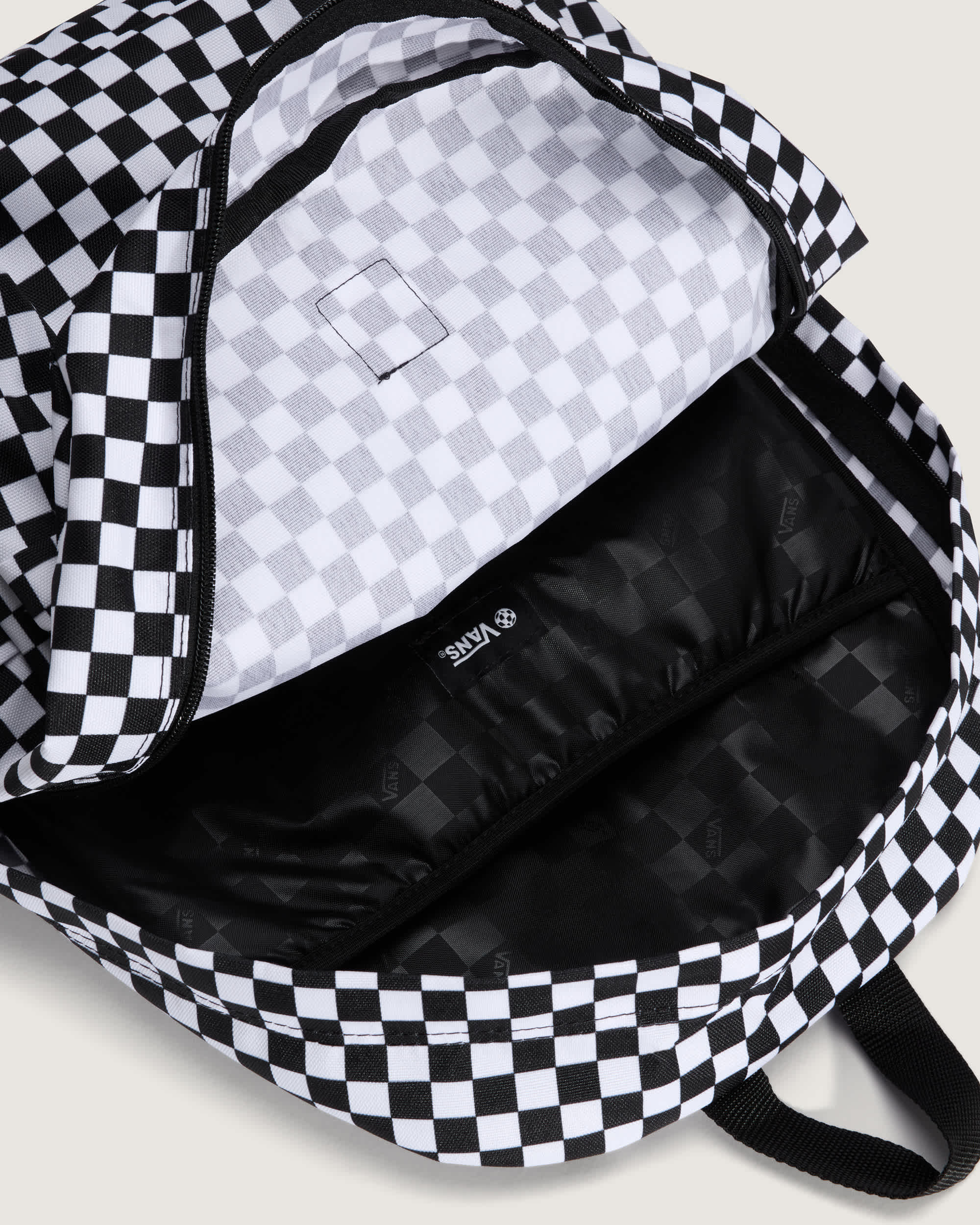 Old Skool Check Rucksack VANS Schwarz ALT5