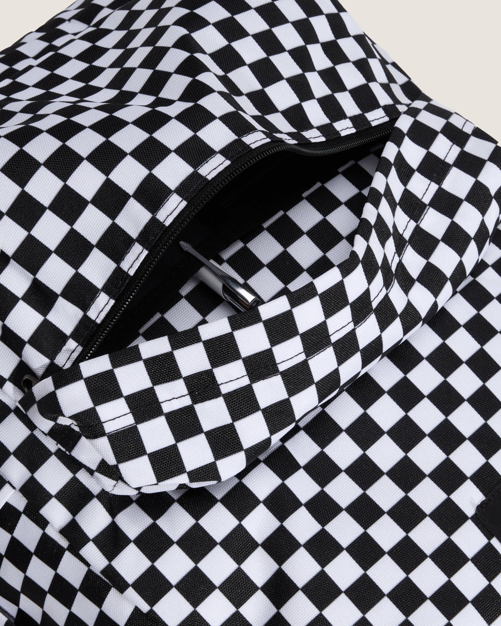 Old Skool Check Rucksack VANS Schwarz ALT6