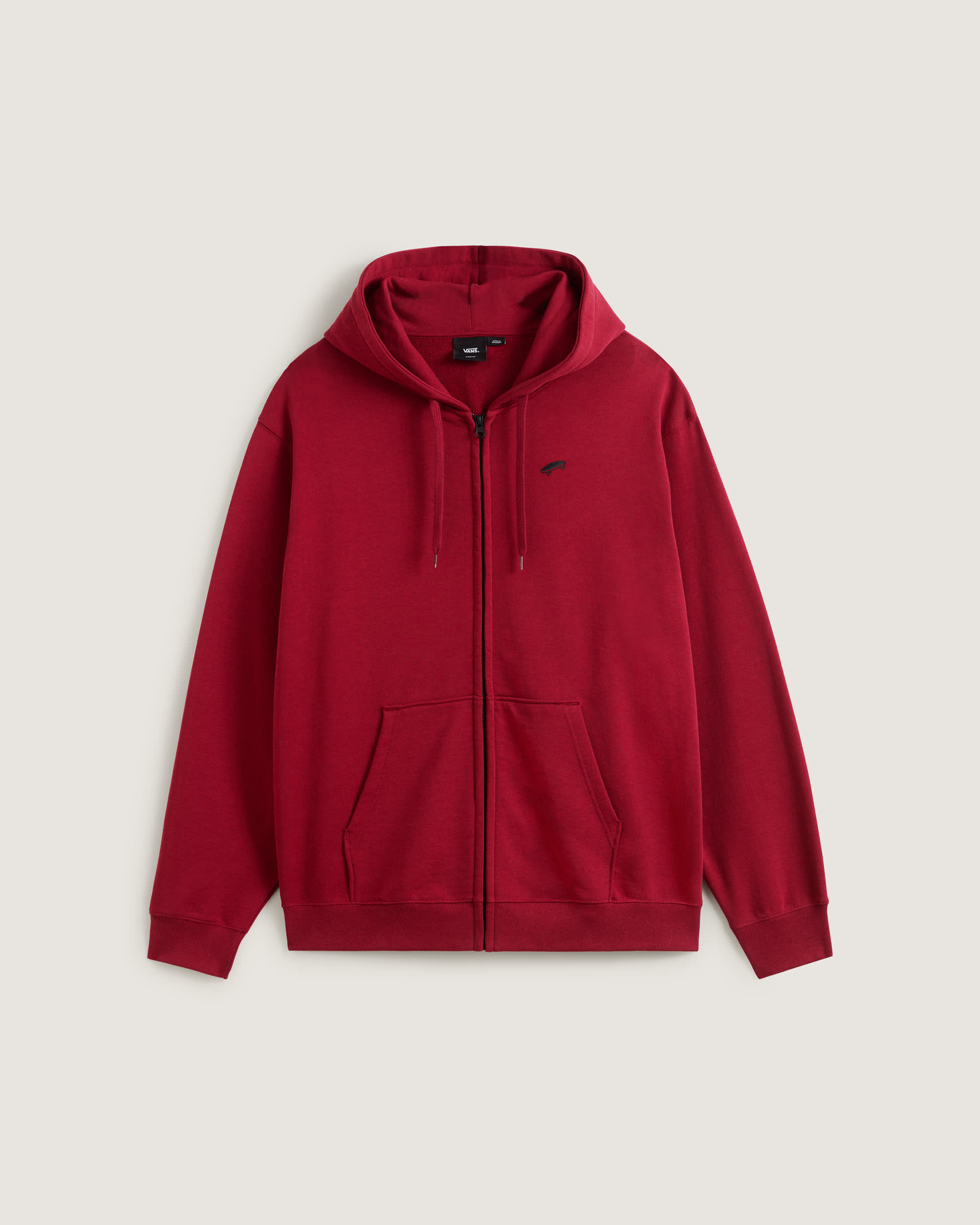 Salton Loose Hoodie mit Reiverschluss VANS Bordeaux HERO