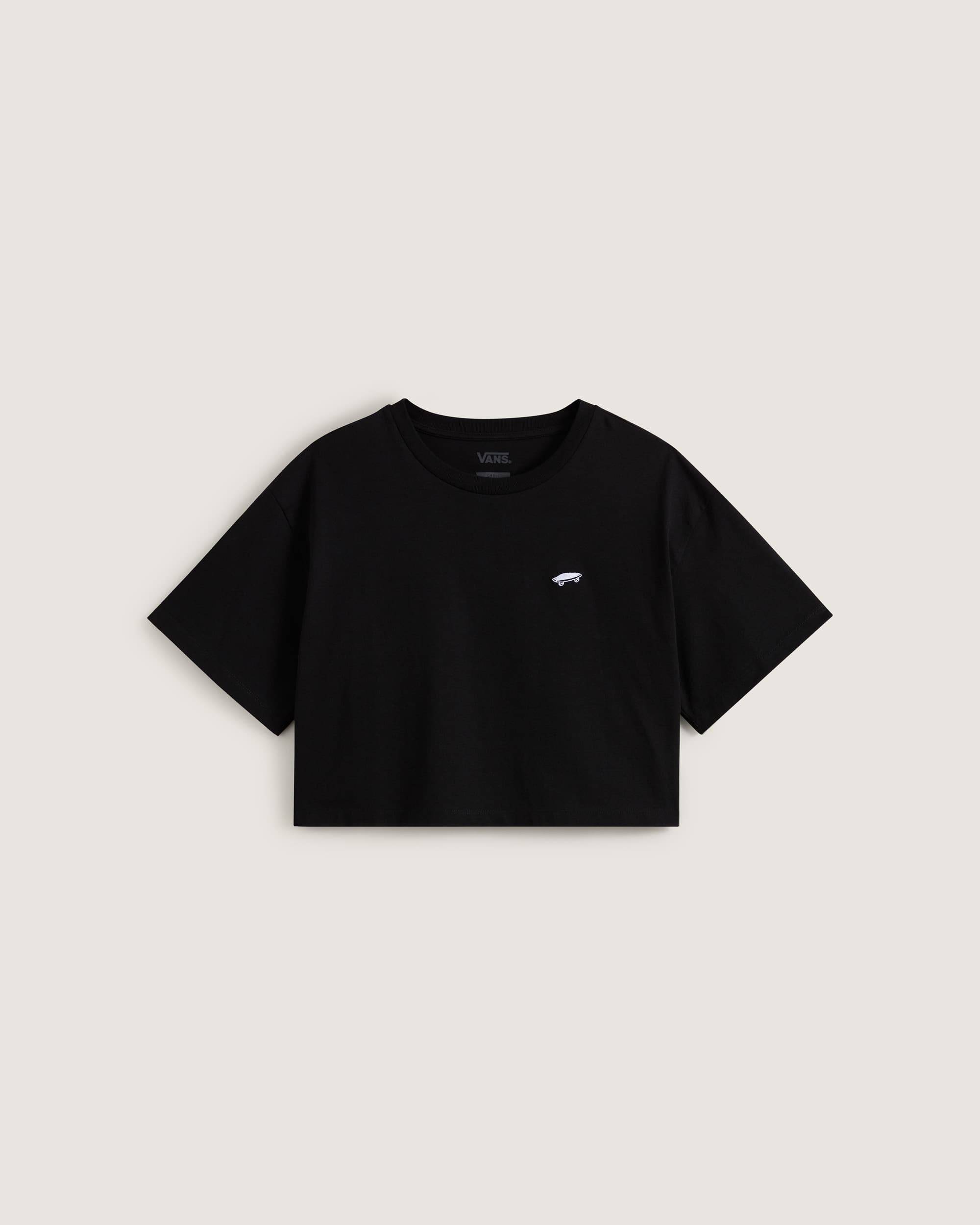 Salton Crop TShirt VANS Schwarz HERO