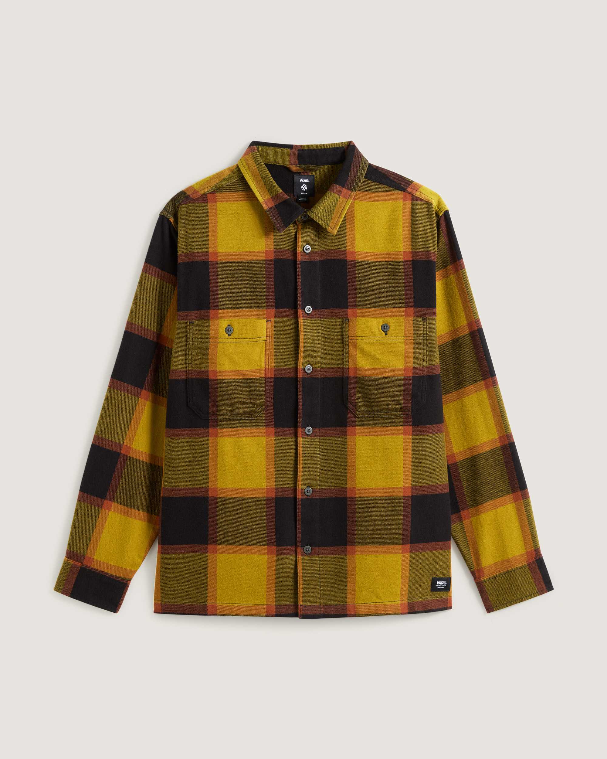 Camicia in flanella con motivo scozzese Larkspur VANS Oro HERO