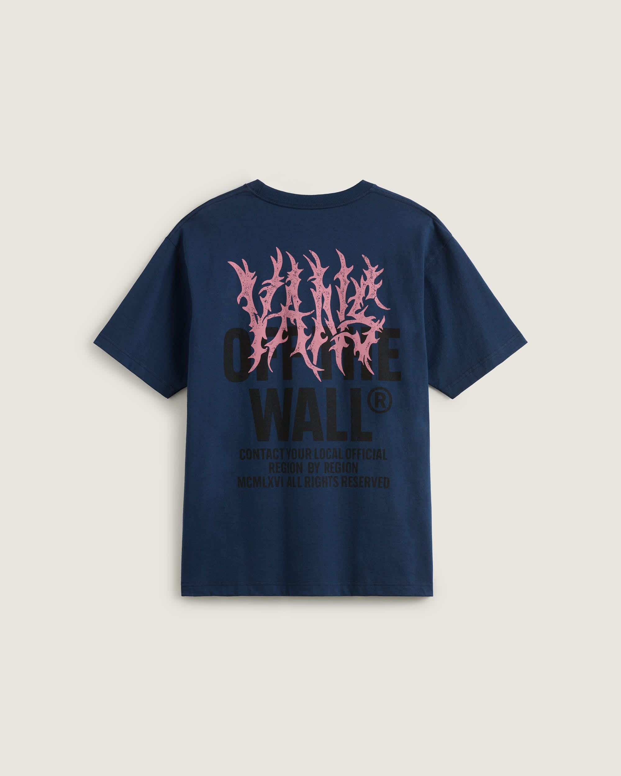 Metal Wall TShirt VANS Blau ALT1