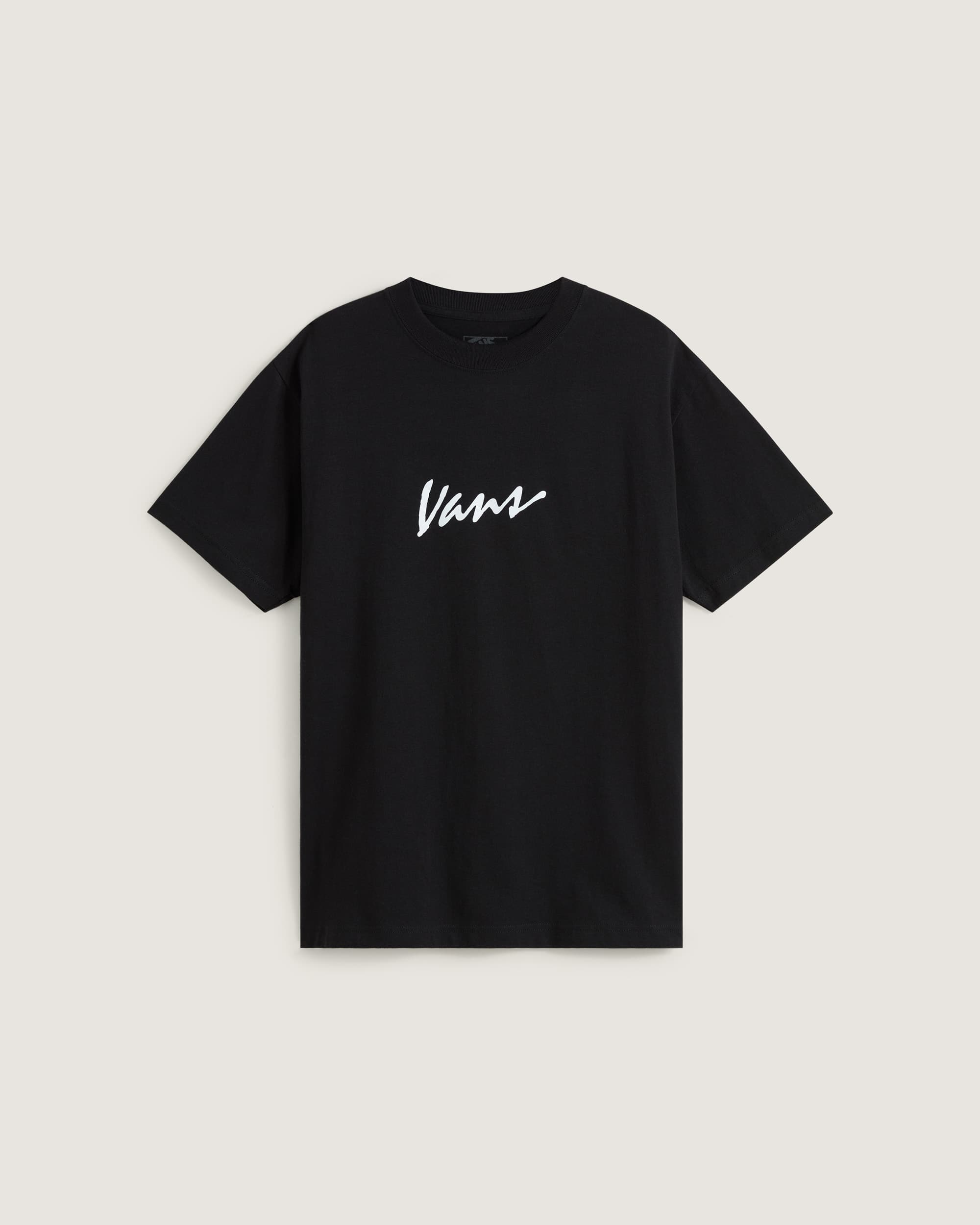 Classic Script TShirt VANS Schwarz HERO