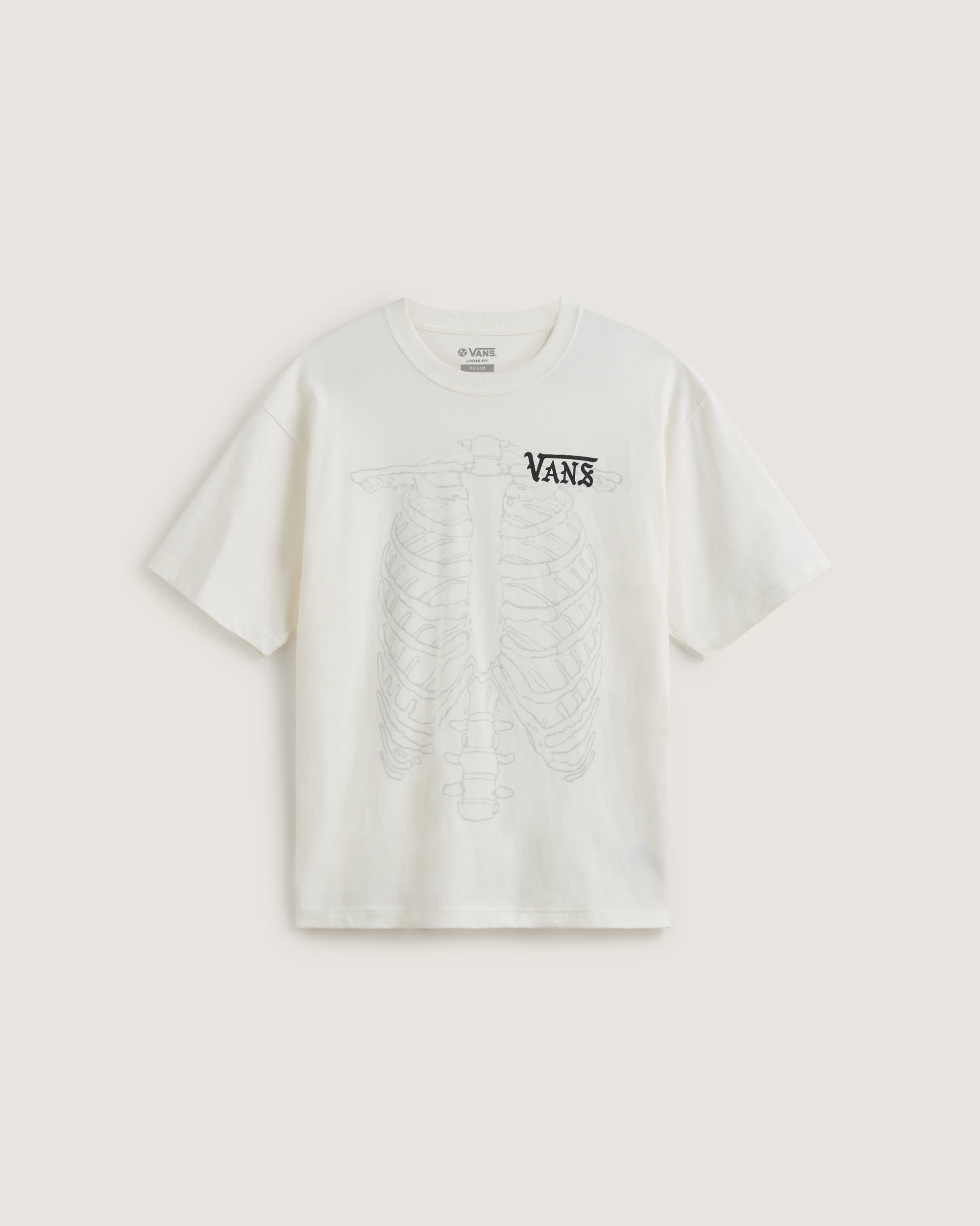 Ribcage Reversible Tee VANS Wit HERO