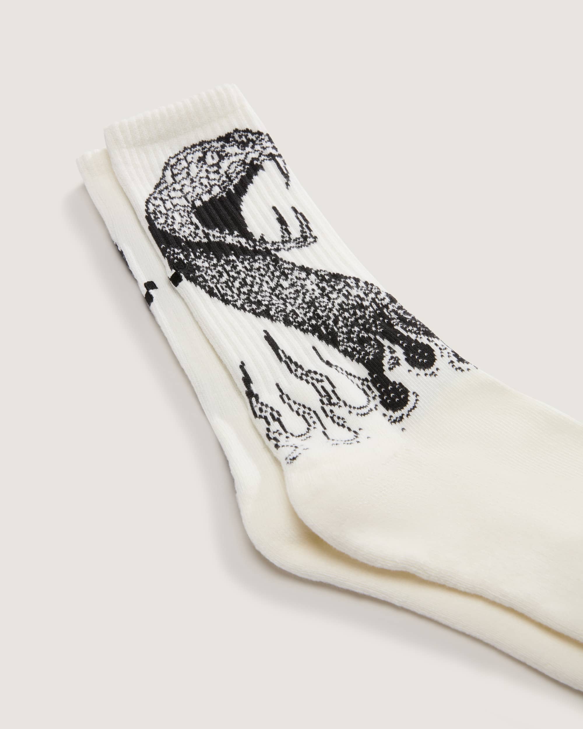 Calzettoni Skate Mike G Snake Flame 1 paio VANS Bianco ALT2