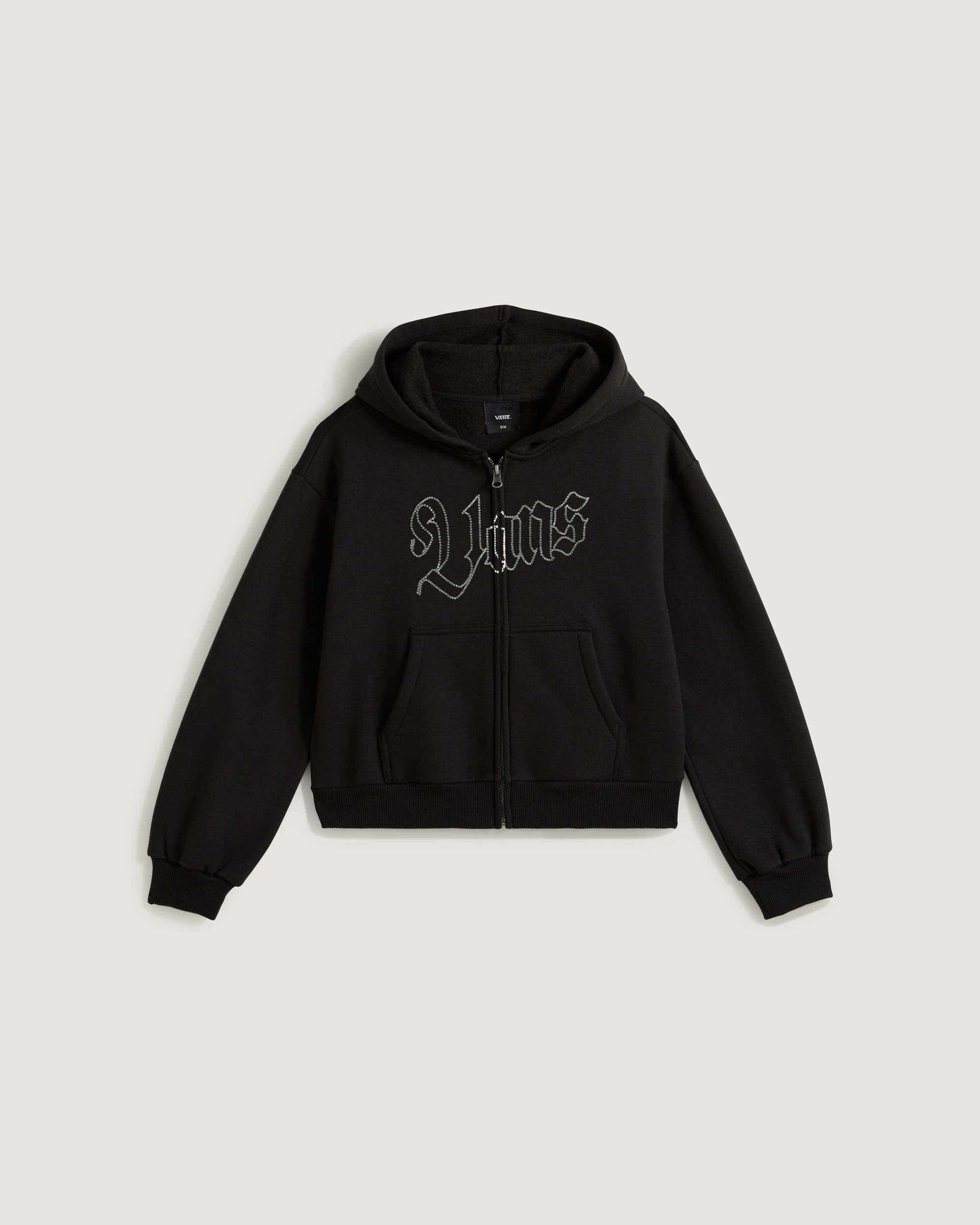 Sweat  capuche zipp Shining Enfant 814 ans VANS Noir HERO