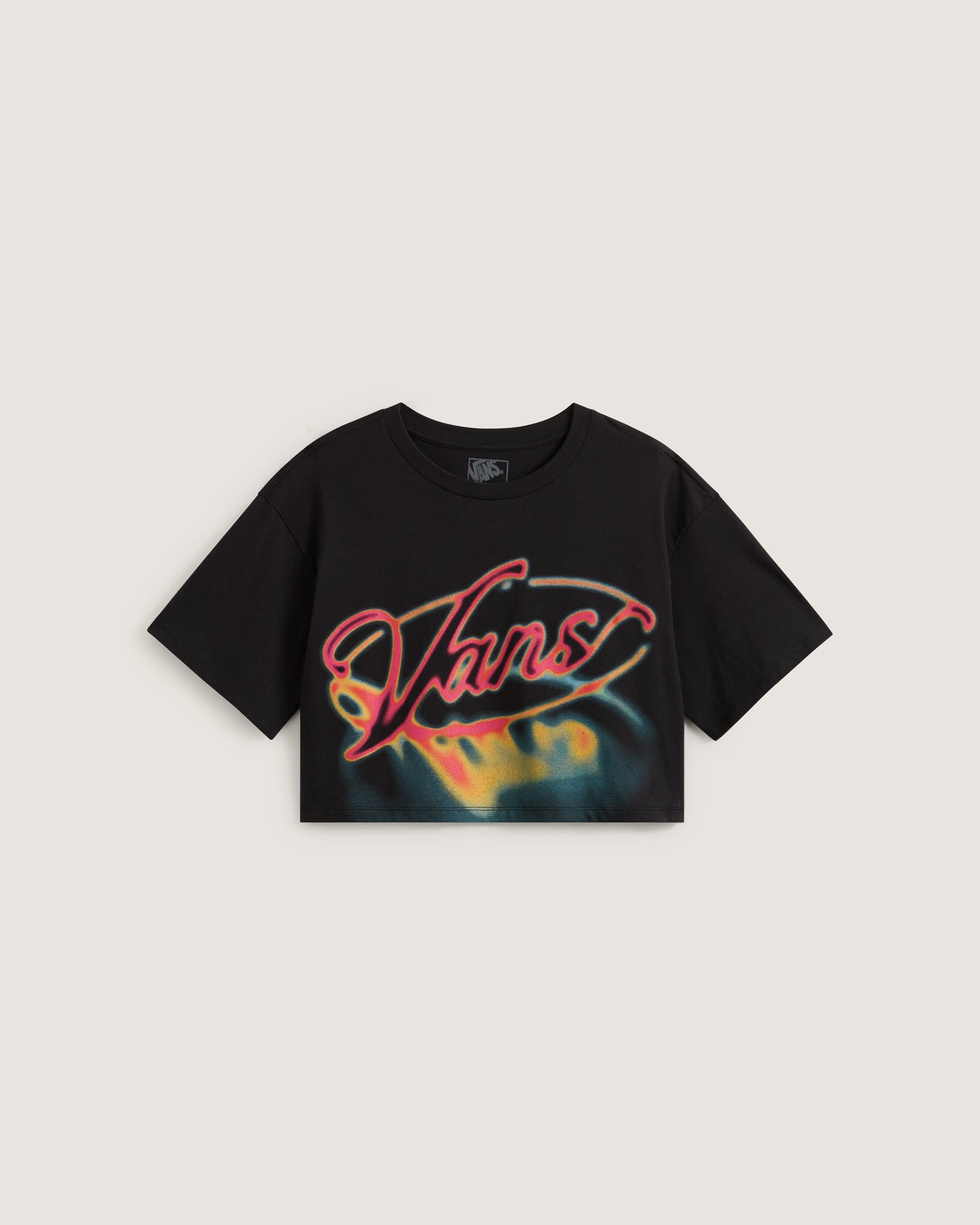 Afterburn Crop TShirt VANS Black HERO