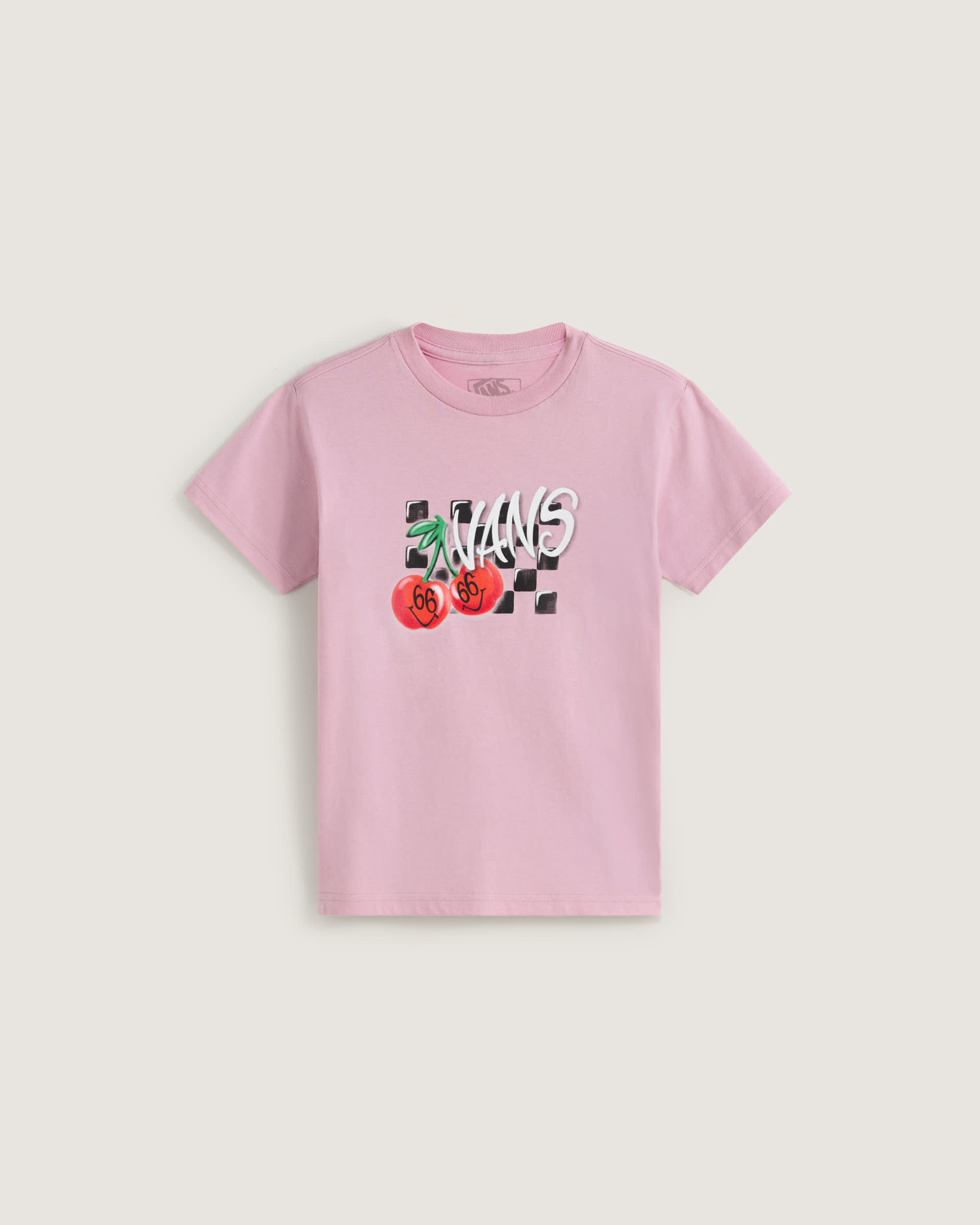 Kinder Checker Cherries TShirt 814 Jahre VANS Rosa HERO
