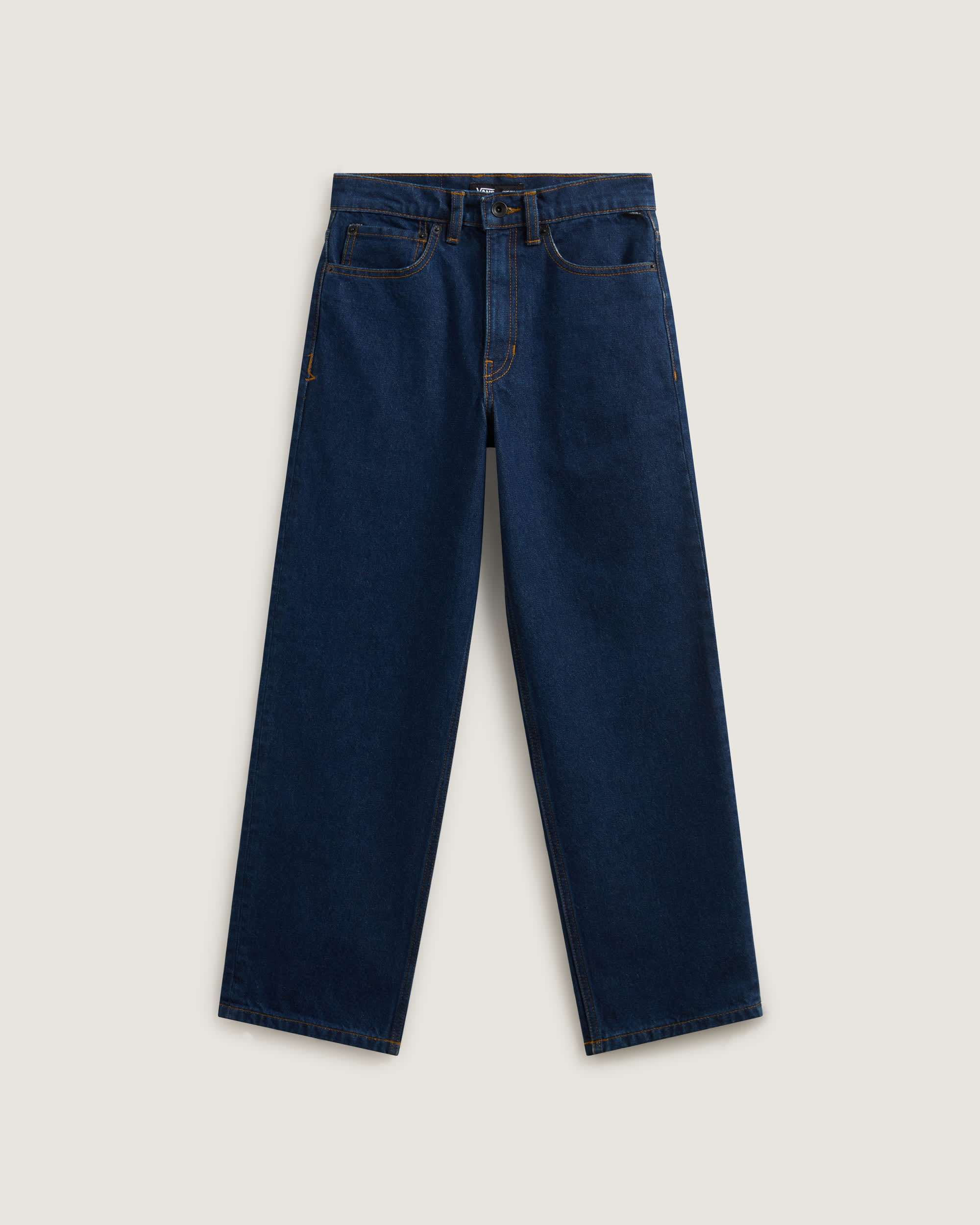 Kinder Check5 Loose Denim Hose 814 Jahre VANS Blau HERO