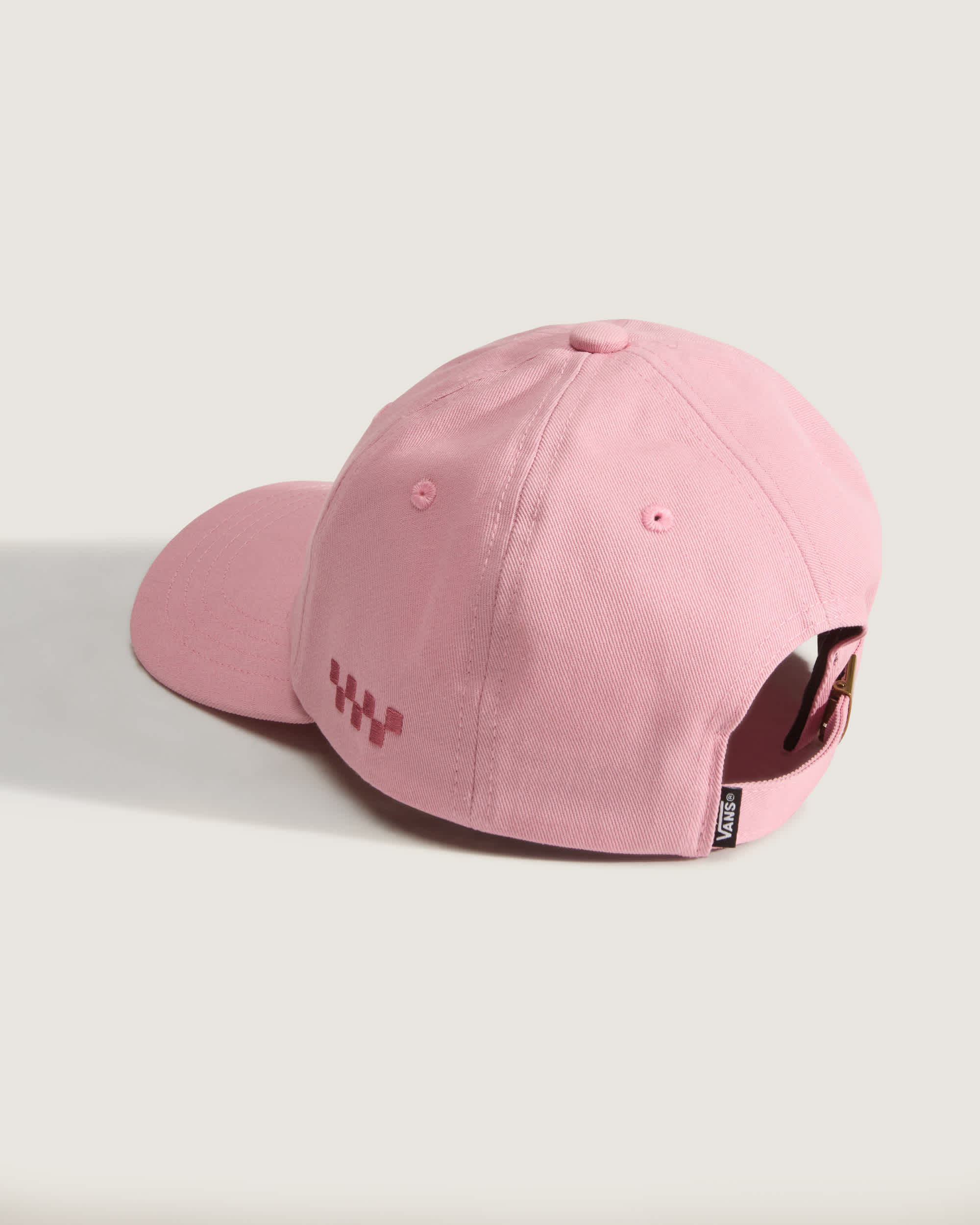 Kids Check Side Bill jockey Hat VANS Pink ALT1