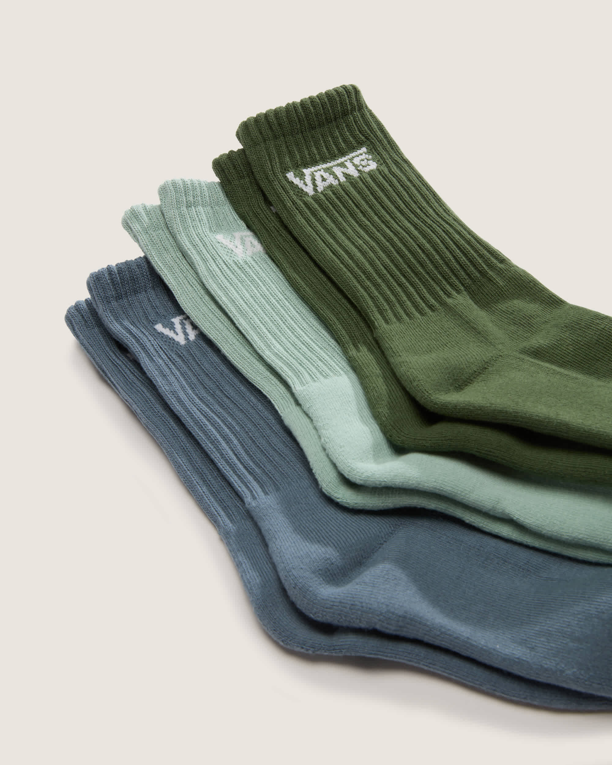 Chaussettes Classic Crew Enfant 3 paires VANS Vert ALT2