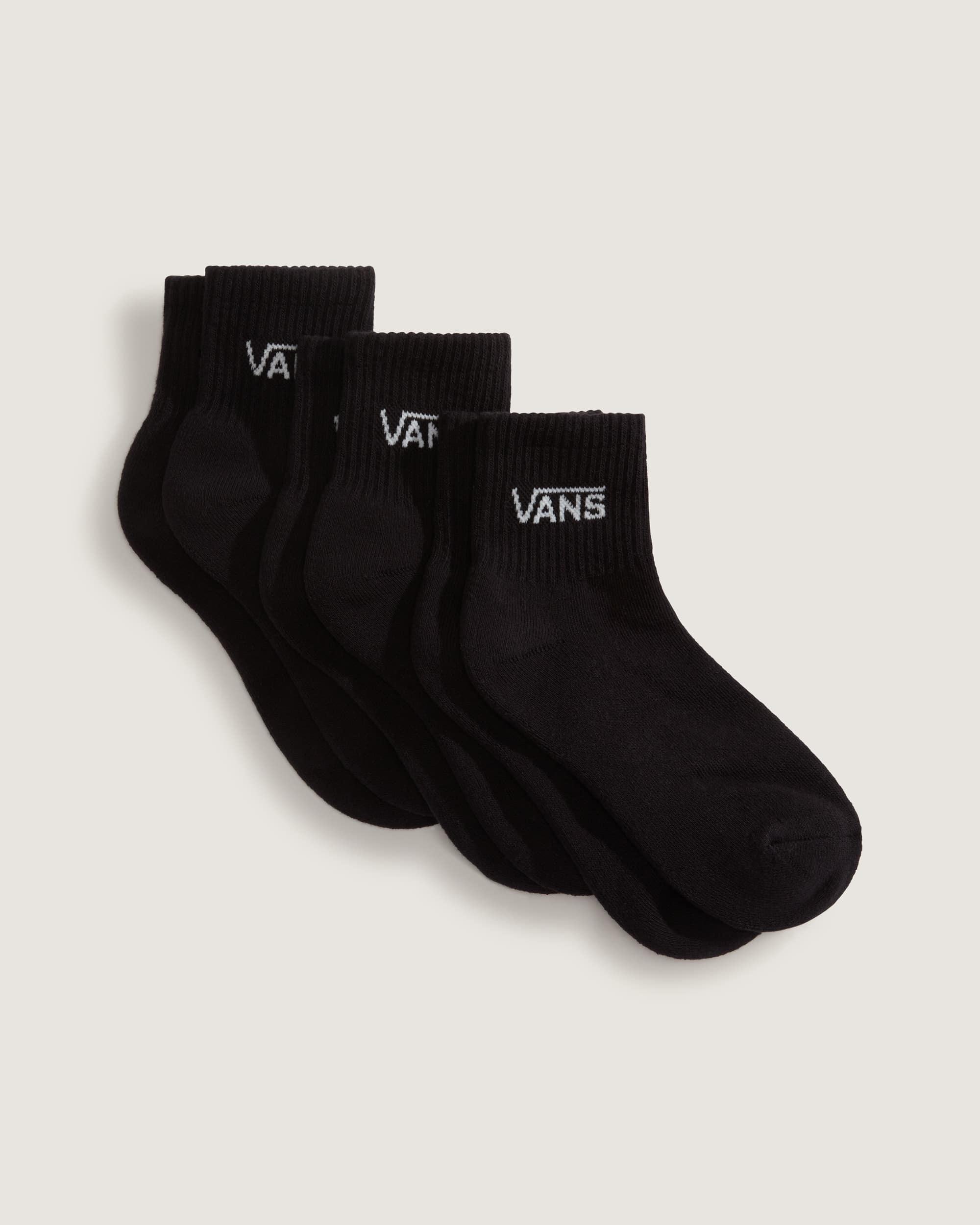 Kinder Classic Half Crew Socken 3 Paar VANS Schwarz ALT1