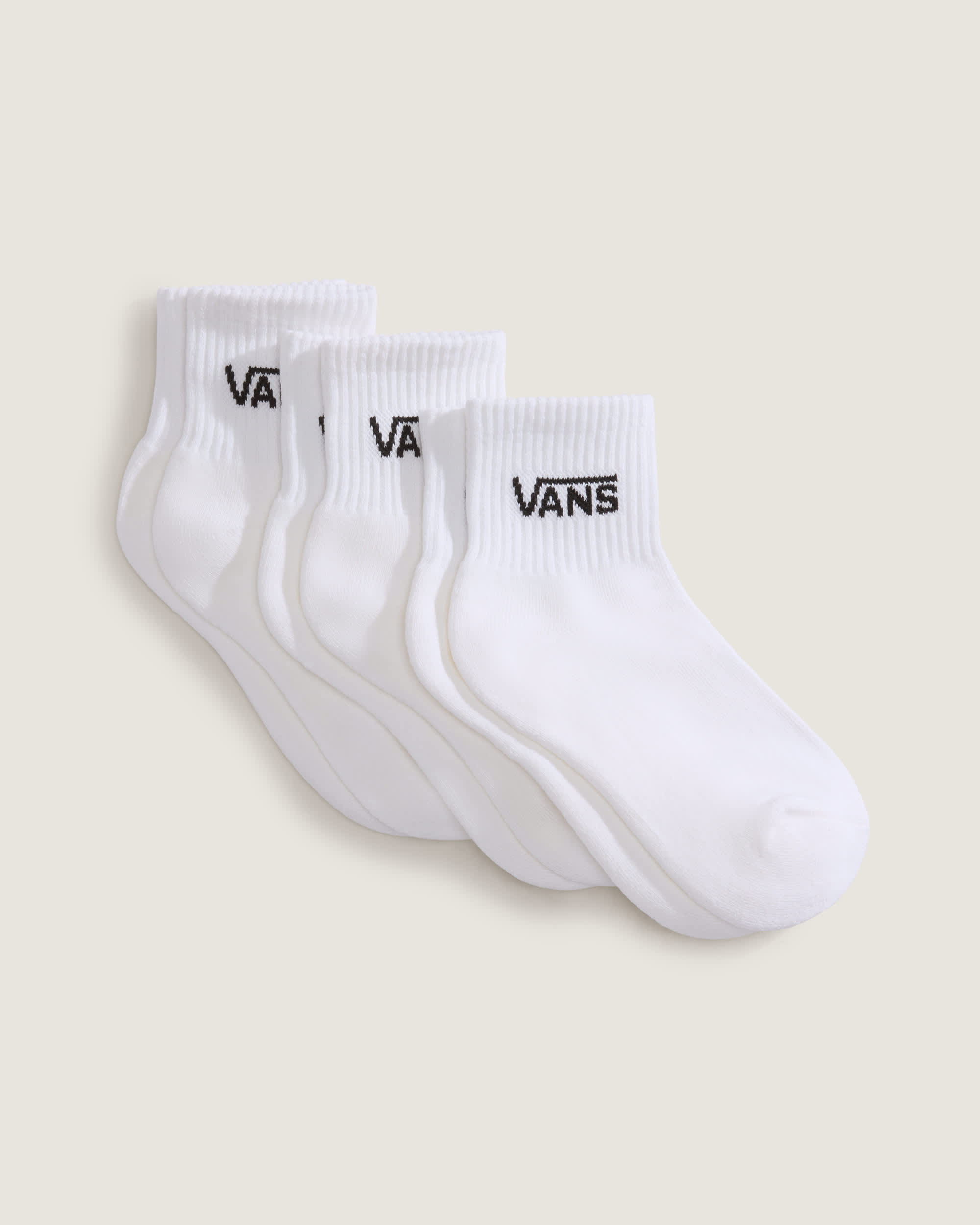 Kinder Classic Half Crew Socken 3 Paar VANS Wei ALT1