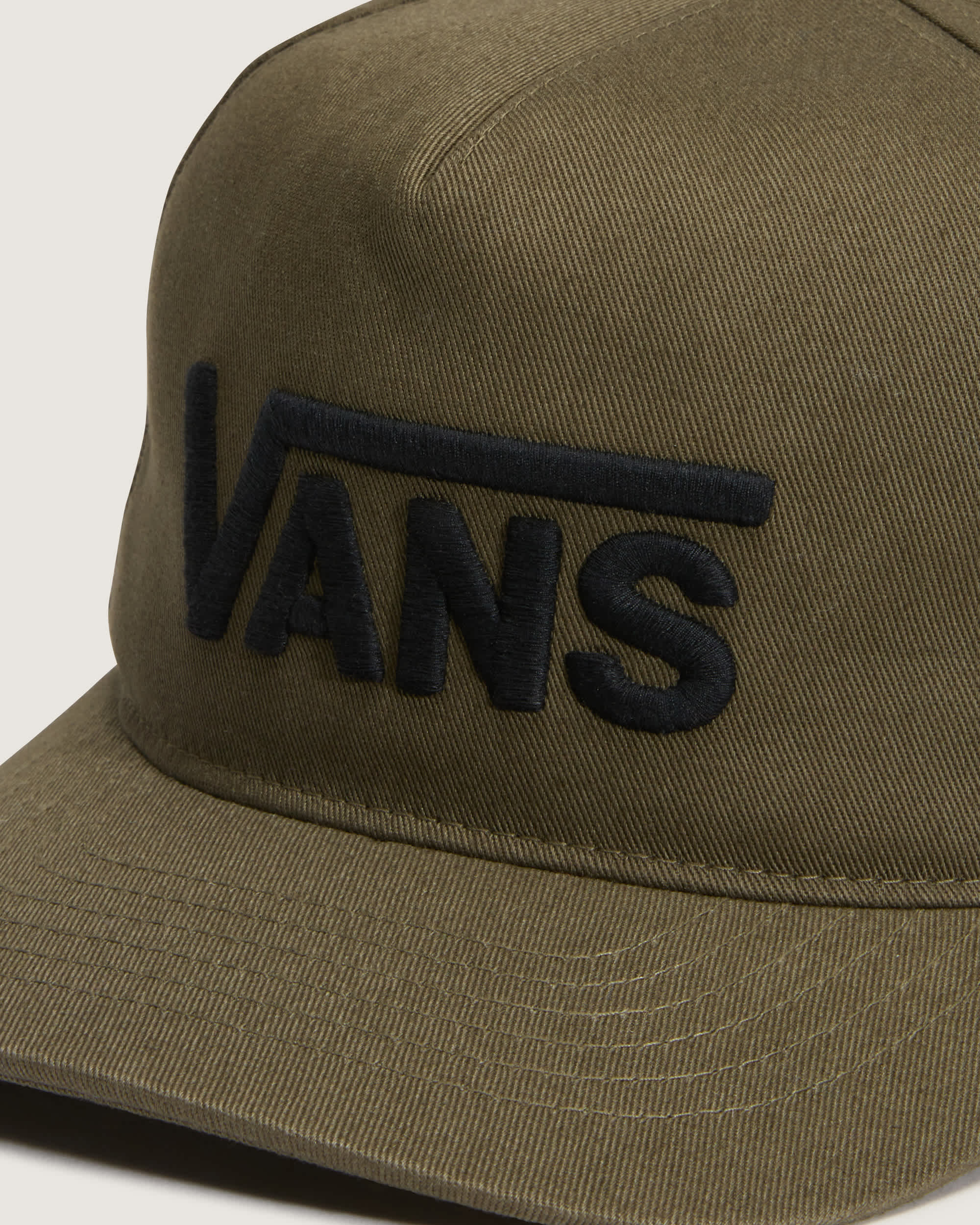Drop V Logo Snapback Cap VANS Braun ALT2