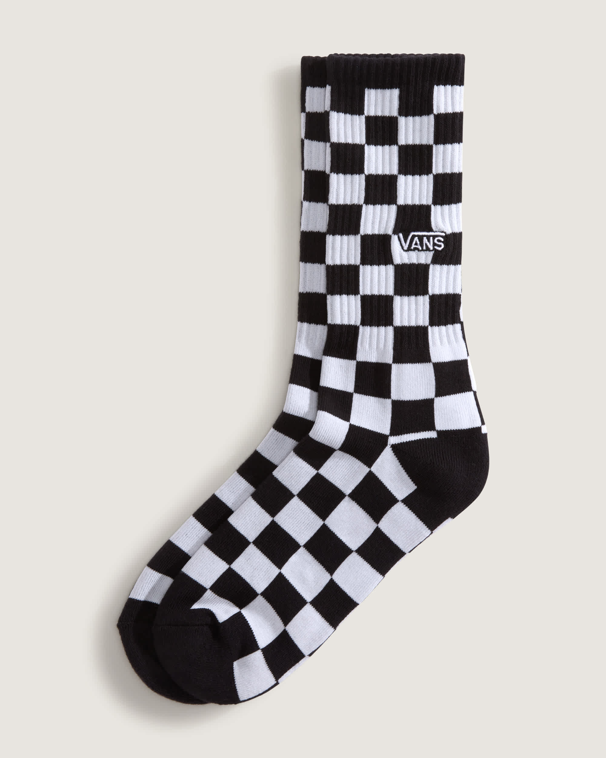 Checkerboard Crew Socken 1 Paar VANS Schwarz HERO