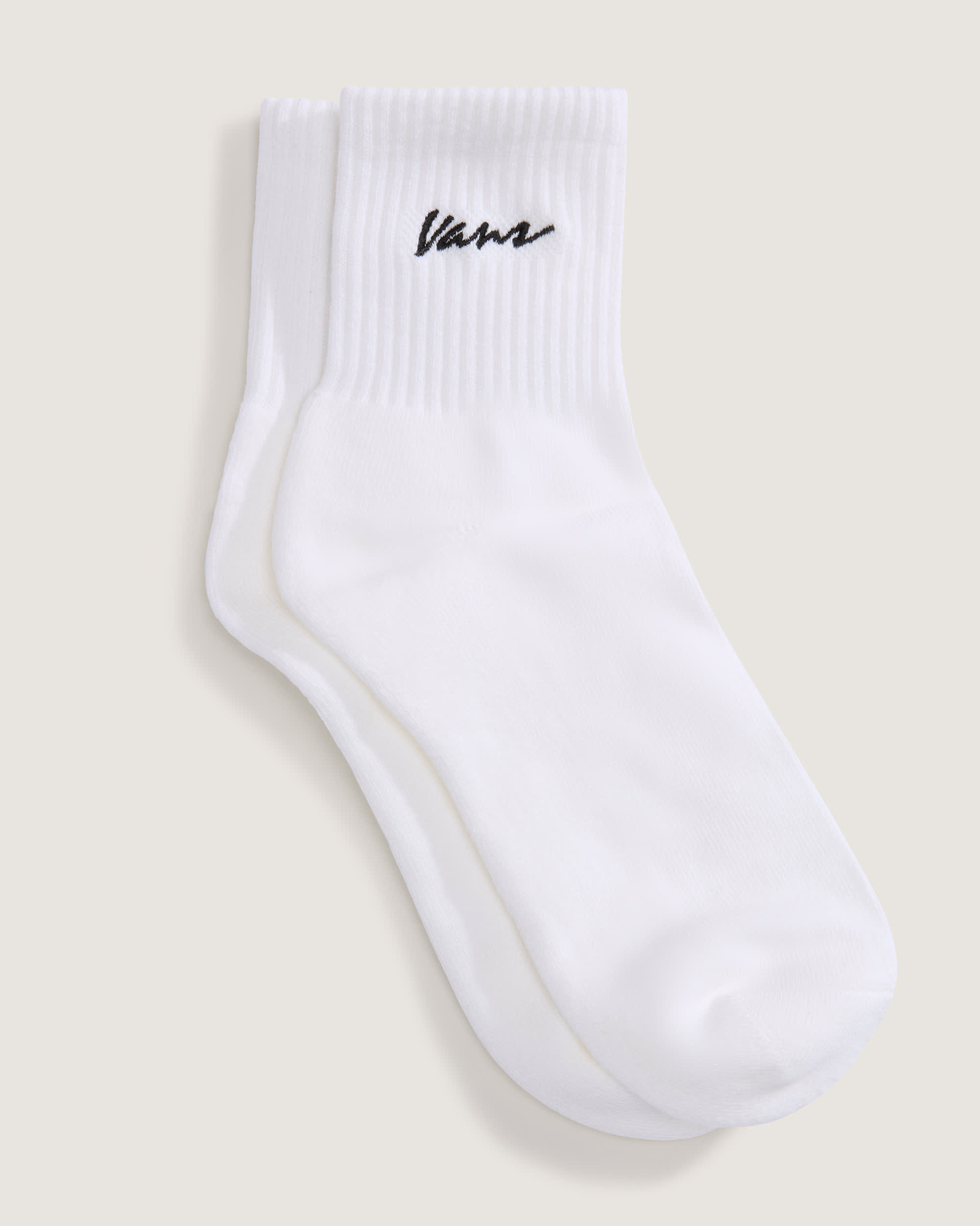 Classic Script Half Crew Socken 1 Paar VANS Wei ALT1