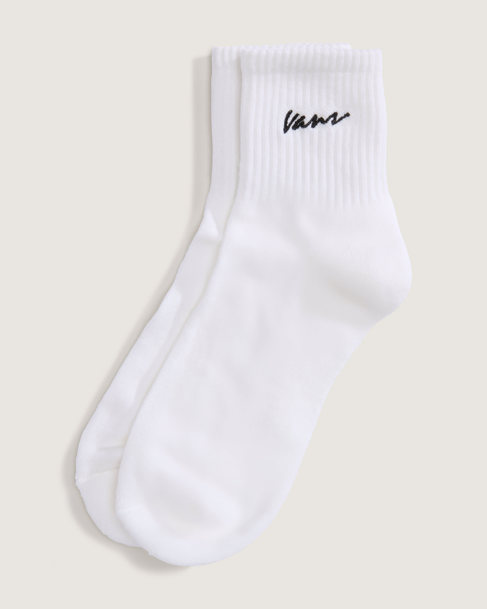 Classic Script Half Crew Socken 1 Paar VANS Wei HERO