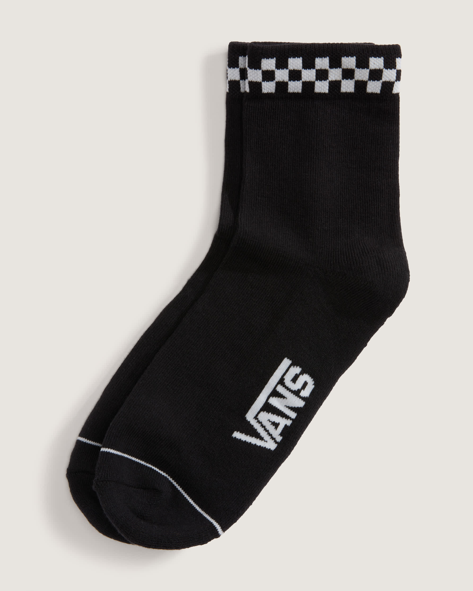 PeekACheck Half Crew Checkerboard Socken 1 Paar VANS Schwarz HERO