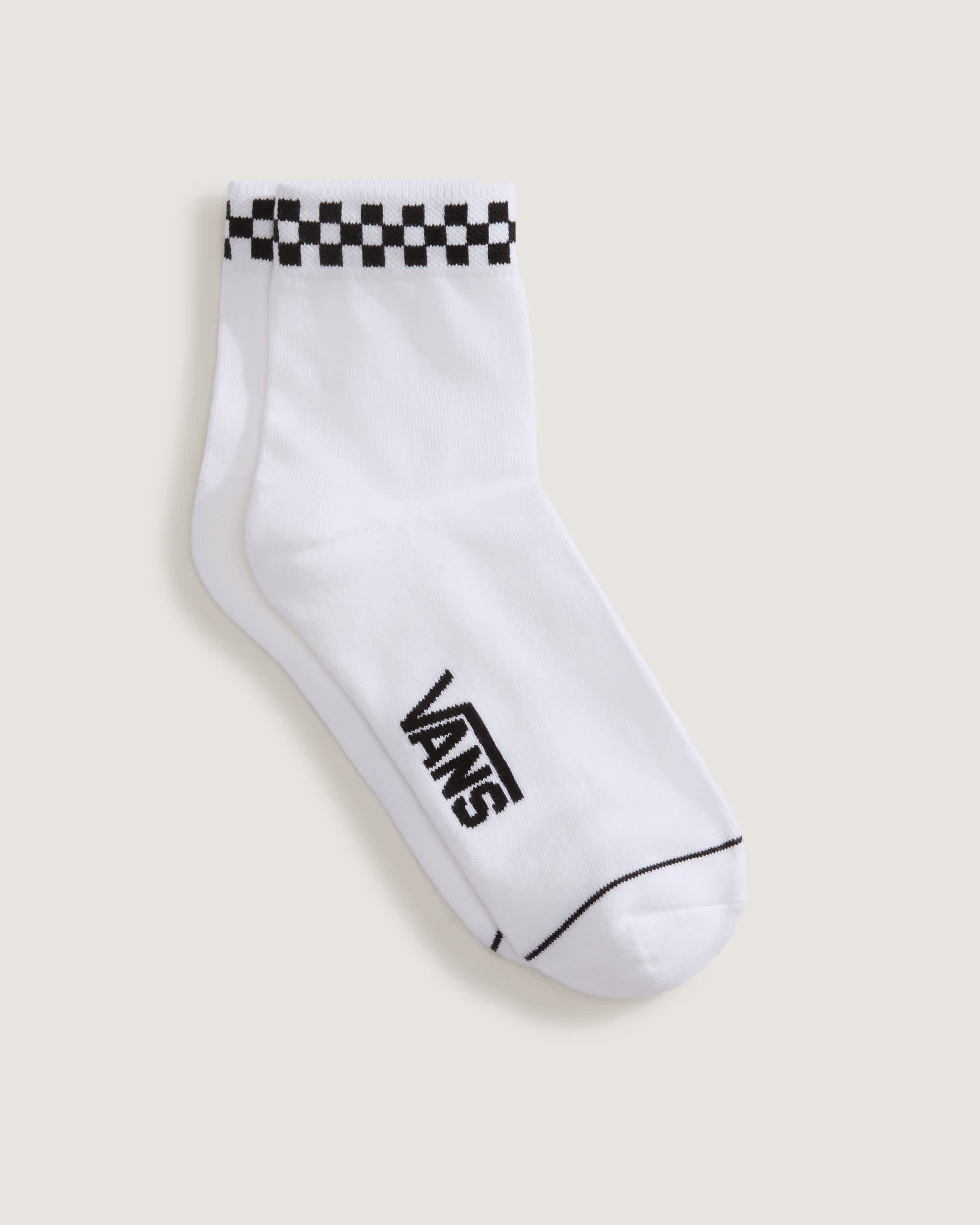PeekACheck Half Crew Checkerboard Socken 1 Paar VANS Wei ALT1