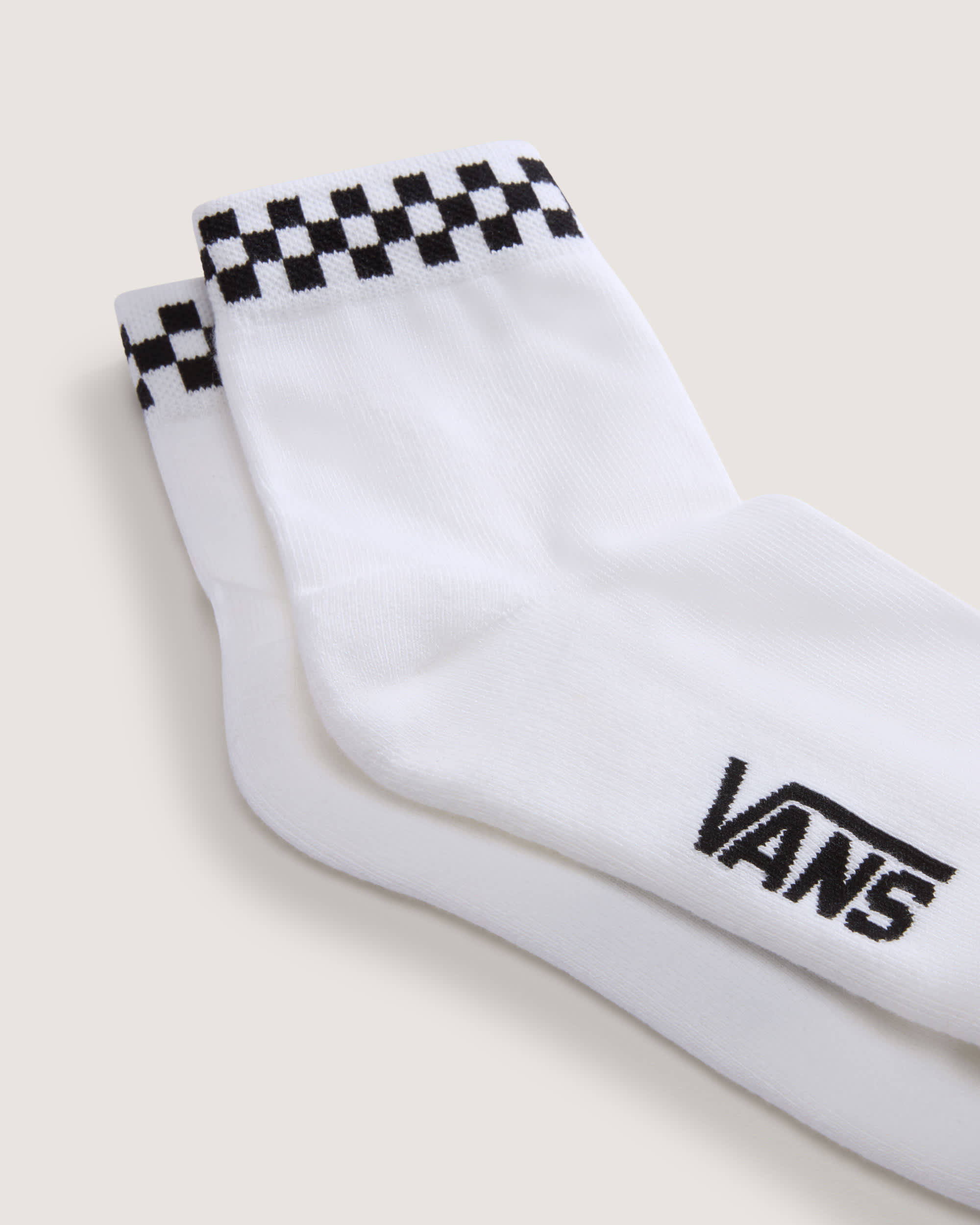 PeekACheck Half Crew Checkerboard Socken 1 Paar VANS Wei ALT2