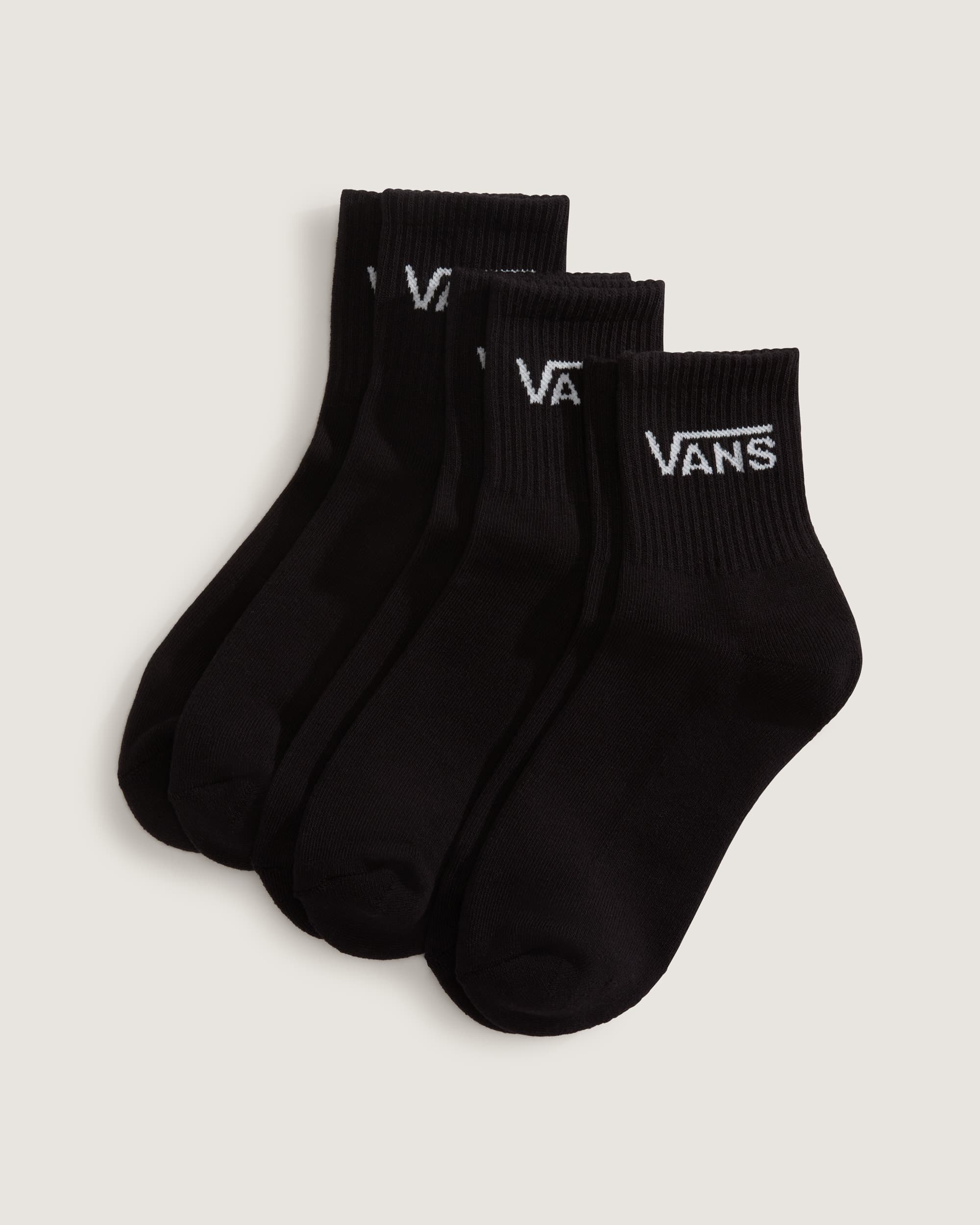 Classic Half Crew Socken 3 Paar VANS Schwarz HERO