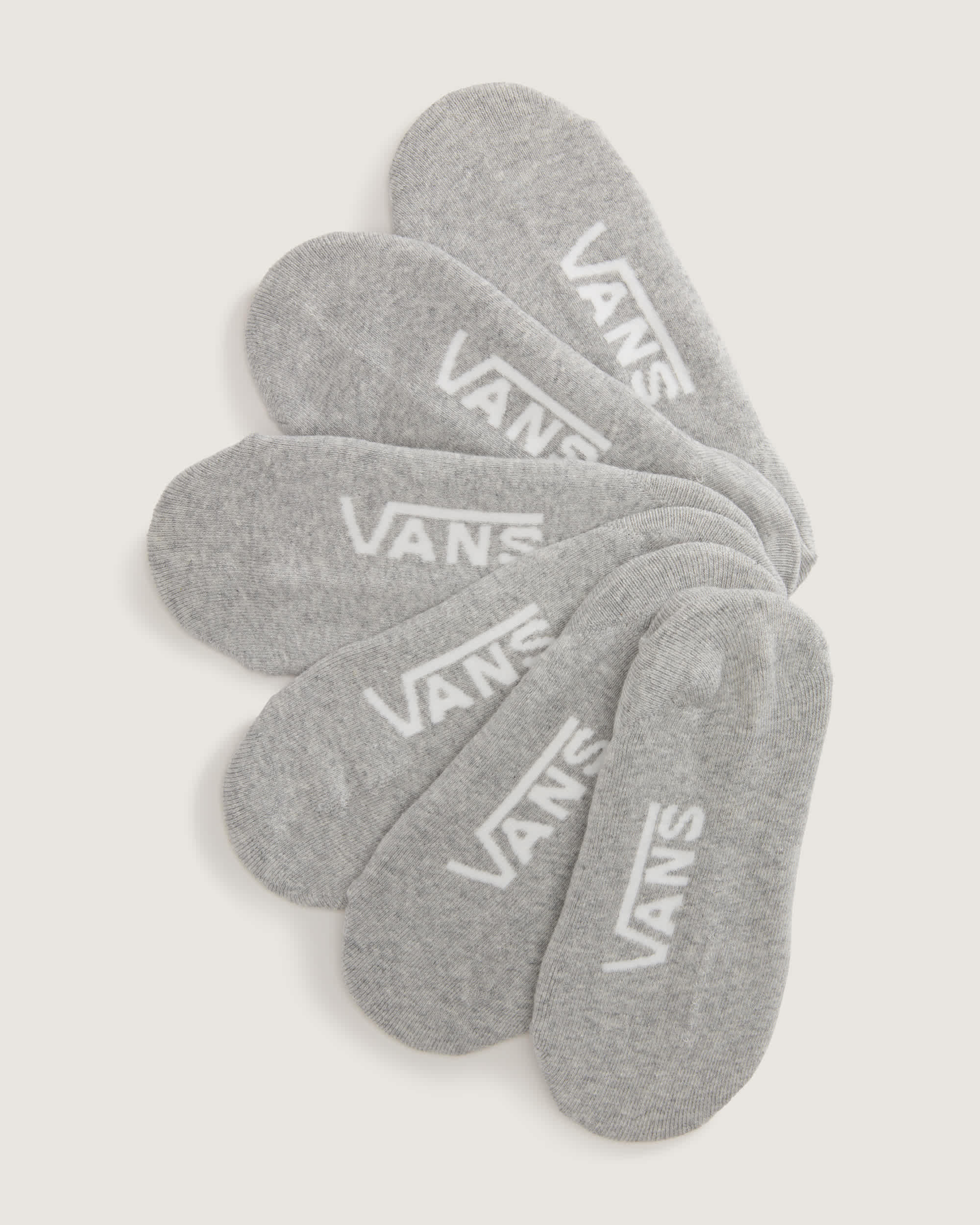 Classic No Show Socken 3 Paar VANS Grau ALT1