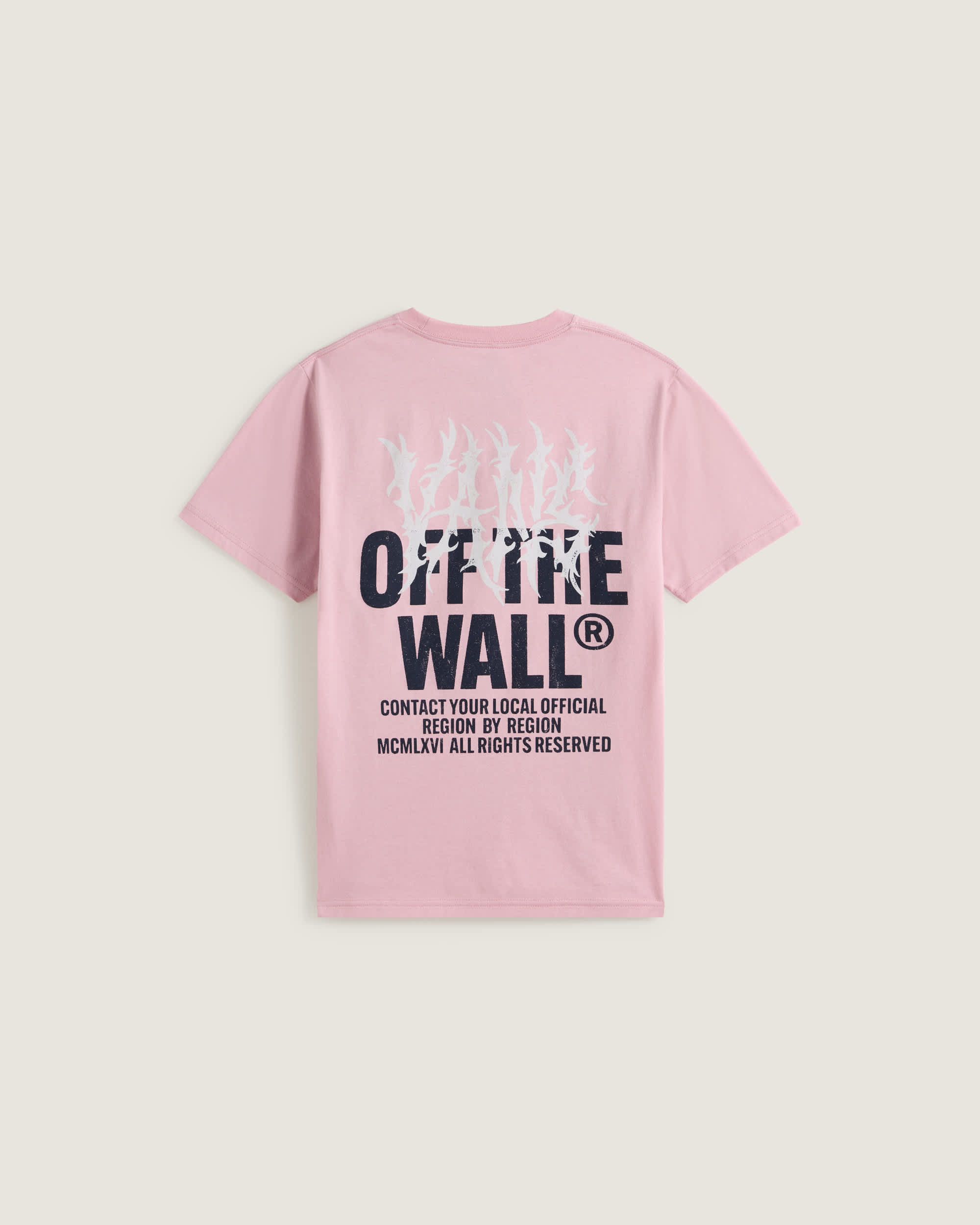 Kids Metal Wall TShirt 814 Years VANS Pink ALT1
