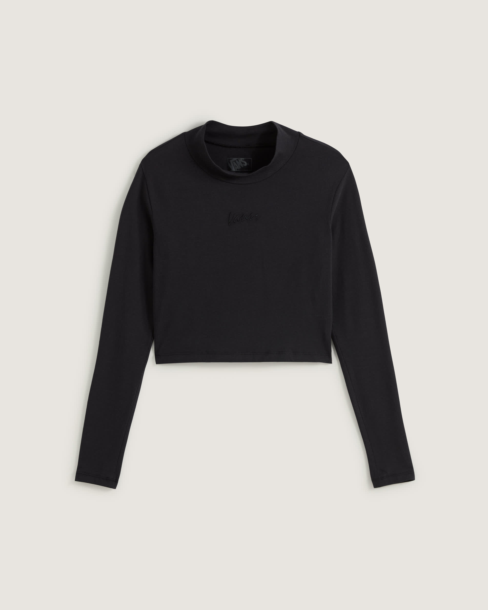 Script Mini Mock TShirt VANS Schwarz HERO