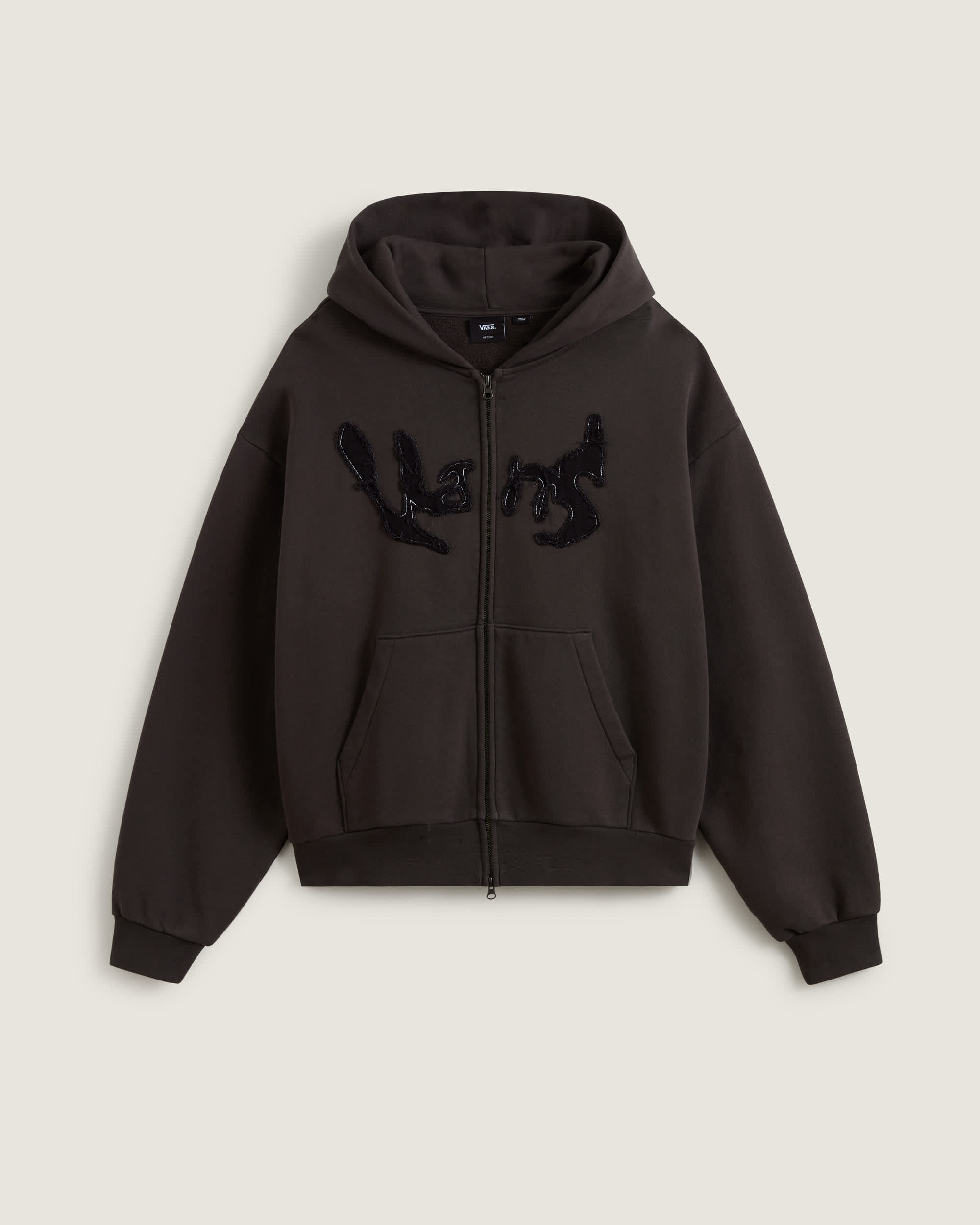 Raw Instinct Hoodie mit Reiverschluss VANS Schwarz HERO