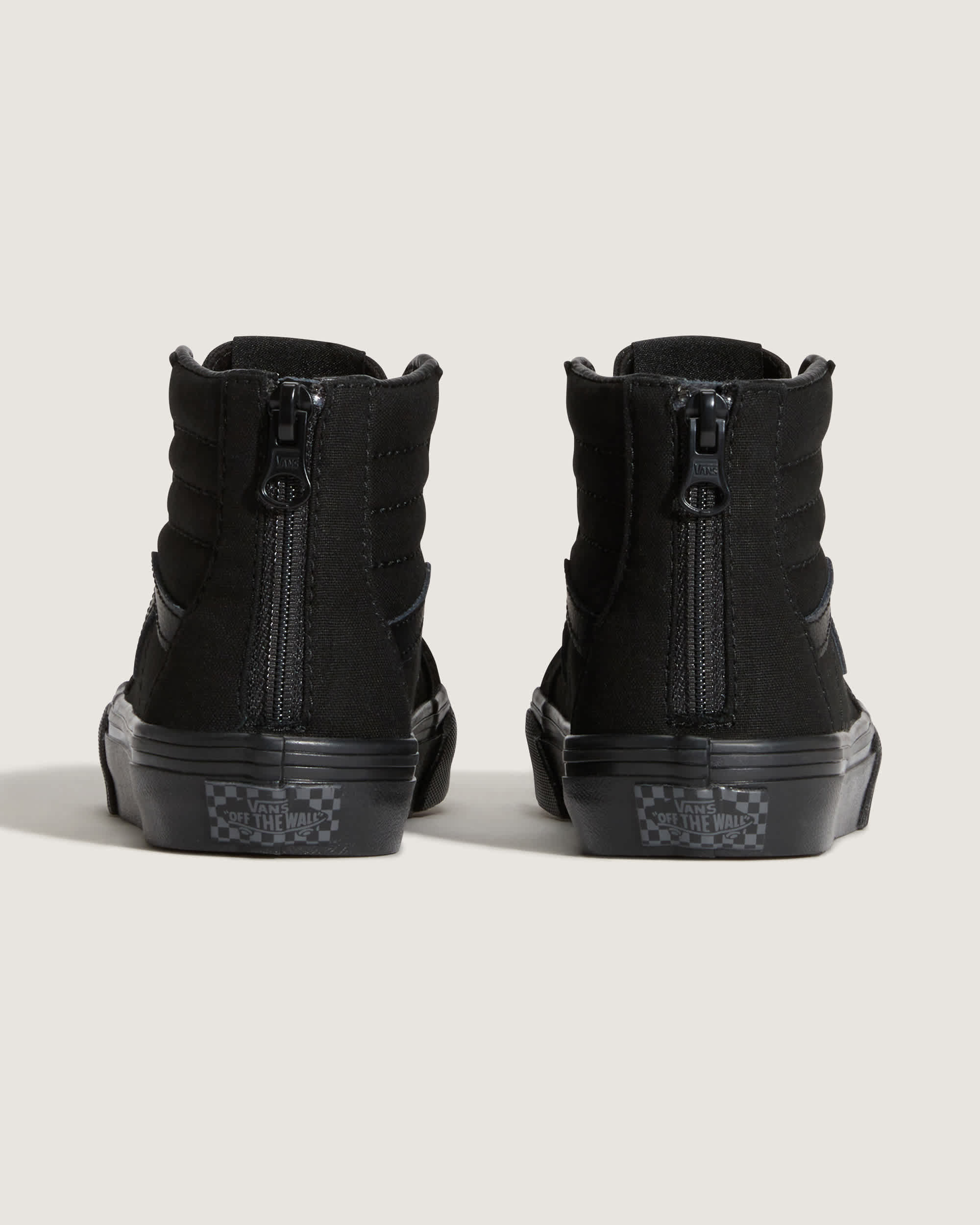 Kleine Kinder SK8Hi Zip Schuhe 48 Jahre VANS Schwarz ALT3