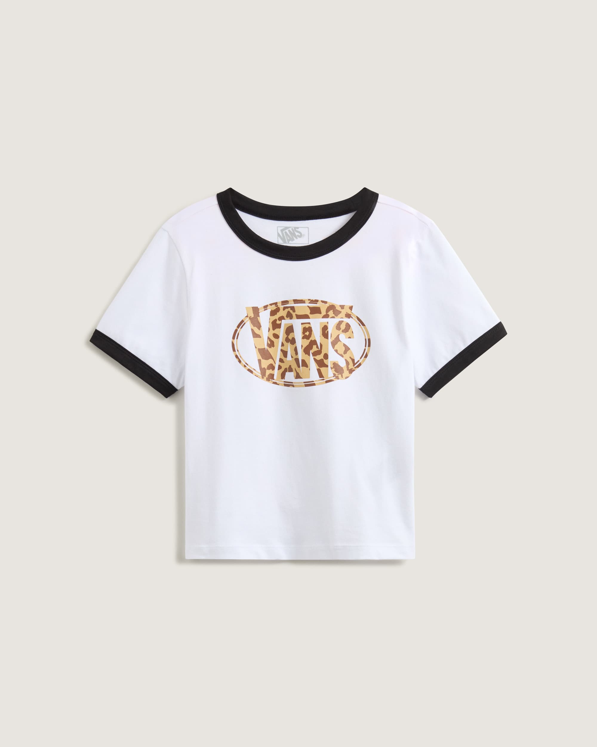 Tshirt Leopard Oval Ringer VANS Noir HERO
