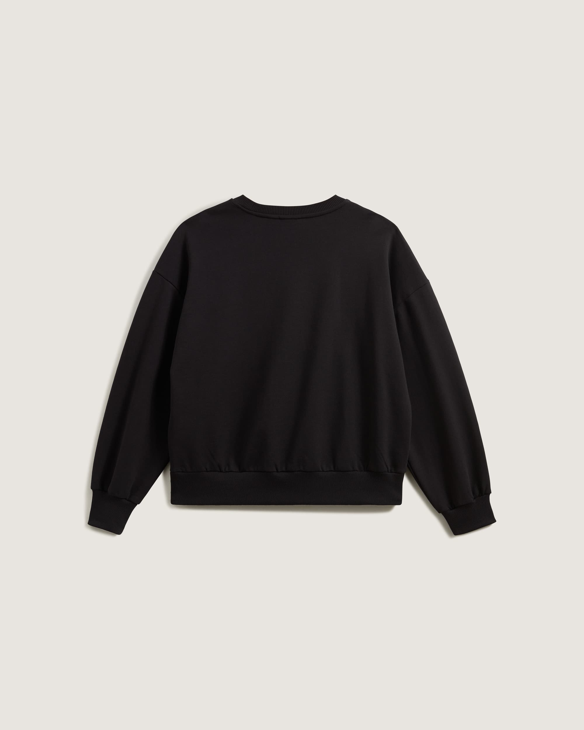 Sweat Leopard Oval Crew VANS Noir ALT1