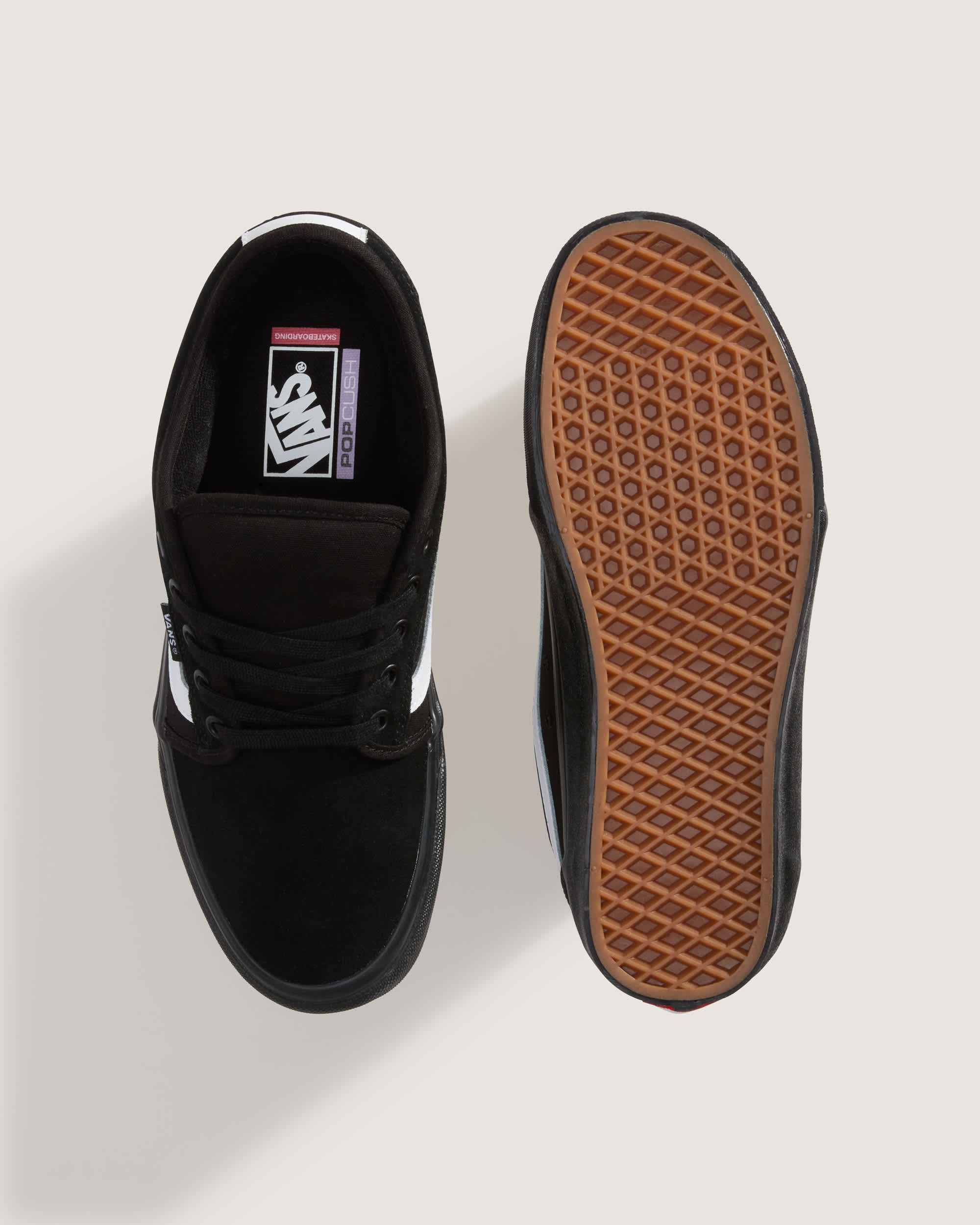 Chukka Low Sidestripe Schuhe VANS Schwarz ALT2