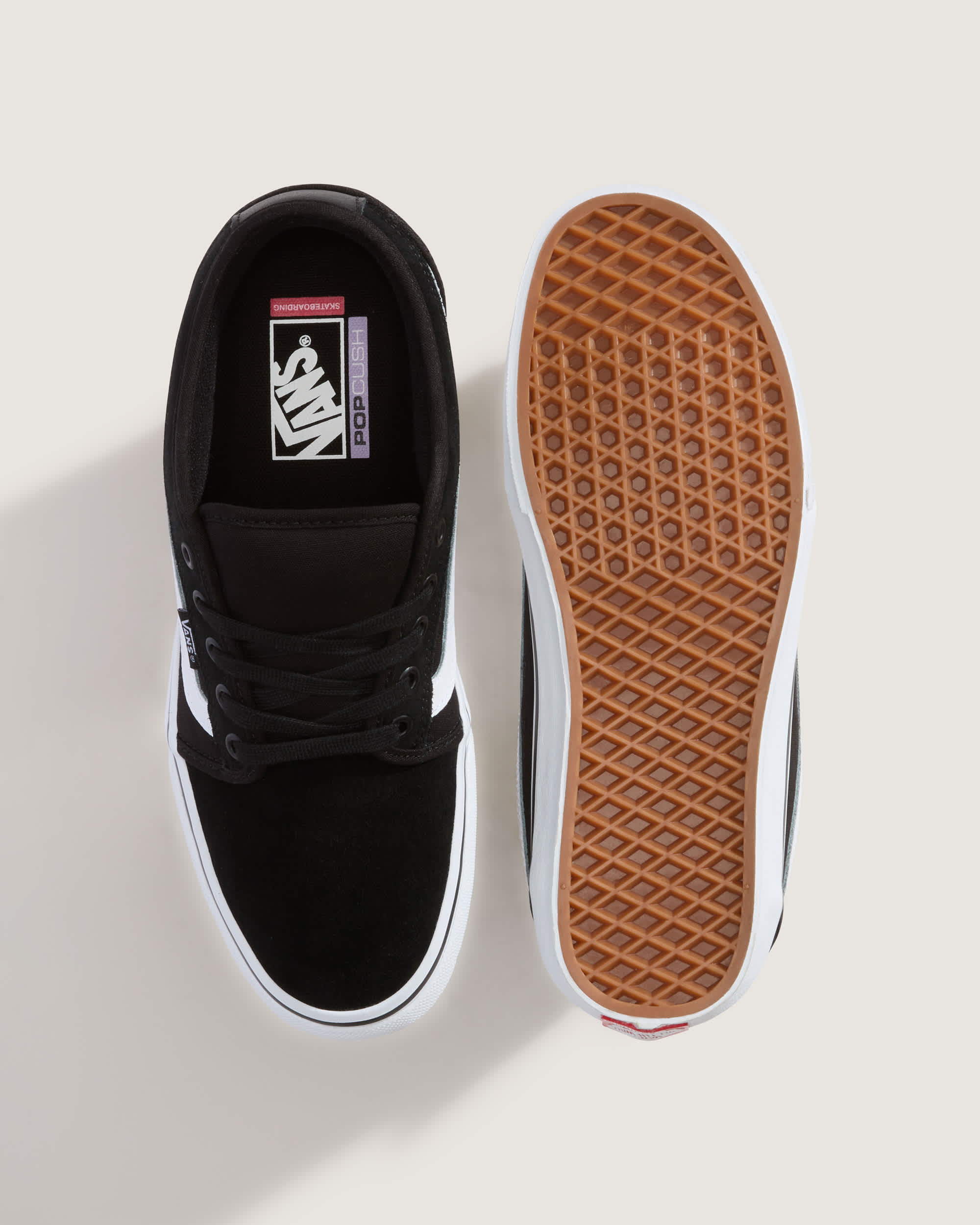 Skate Chukka Low Sidestripe Schuhe VANS Schwarz ALT2