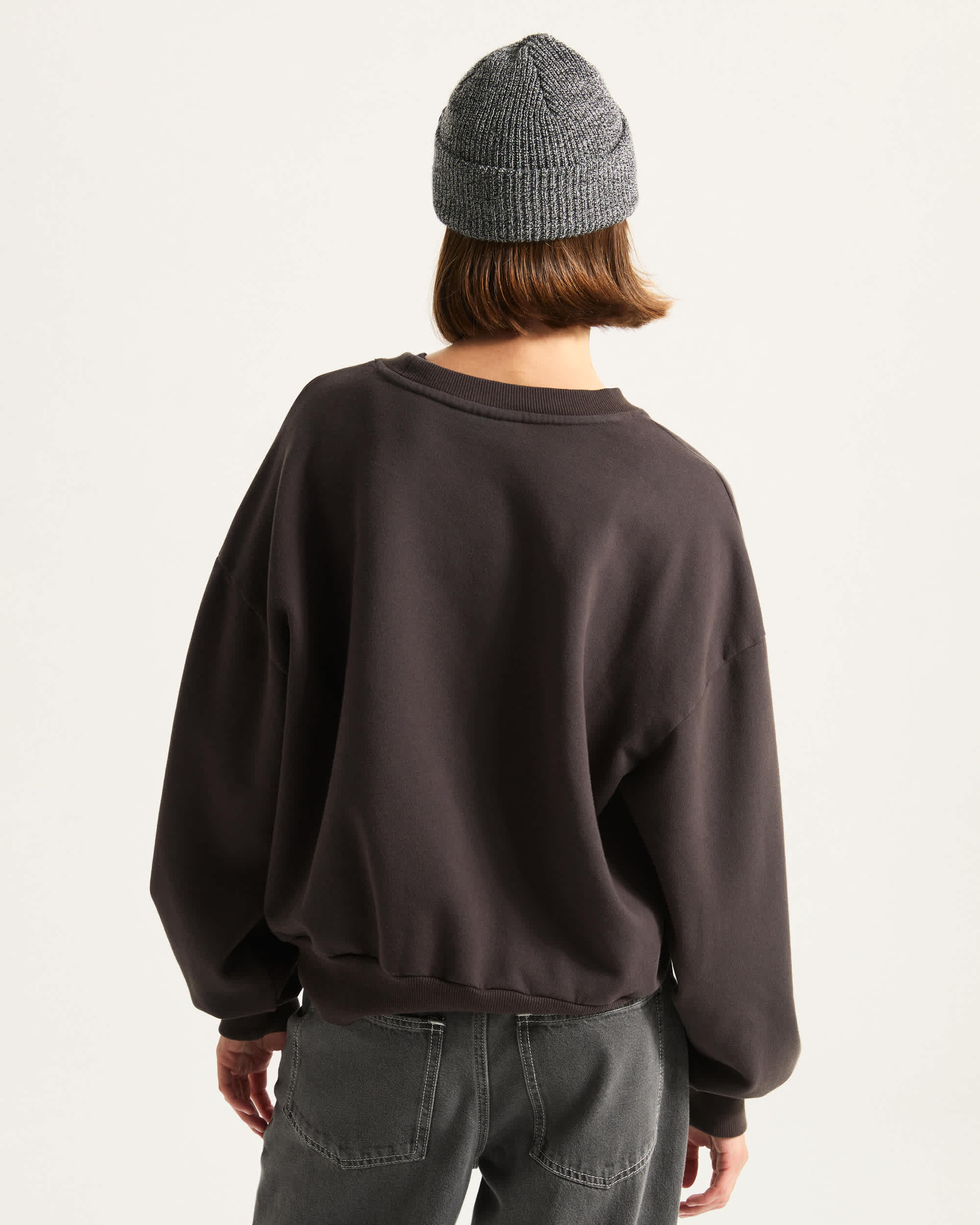 Retro RundhalsSweatshirt VANS Schwarz ALT3