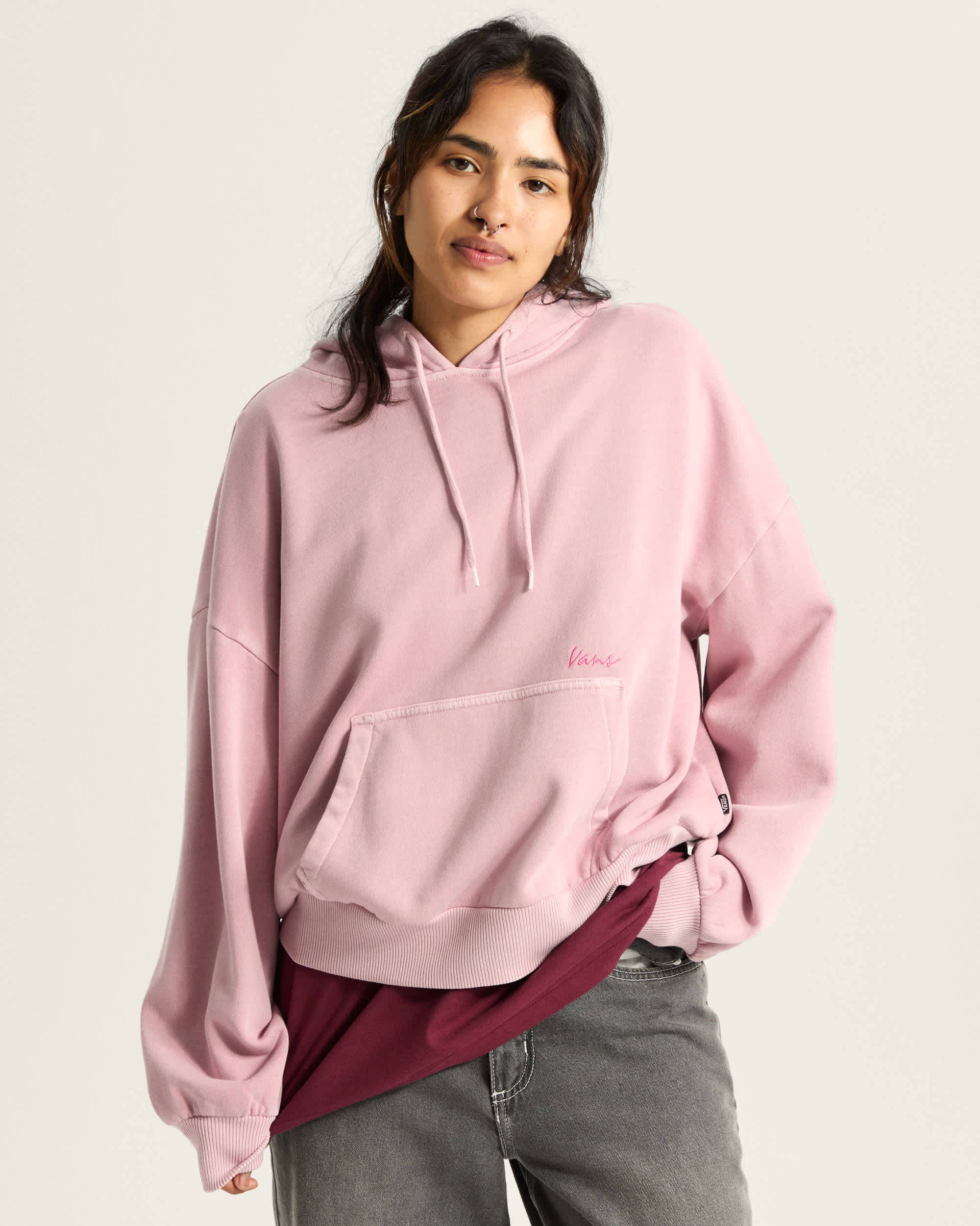 Retro Hoodie VANS Rosa ALT2