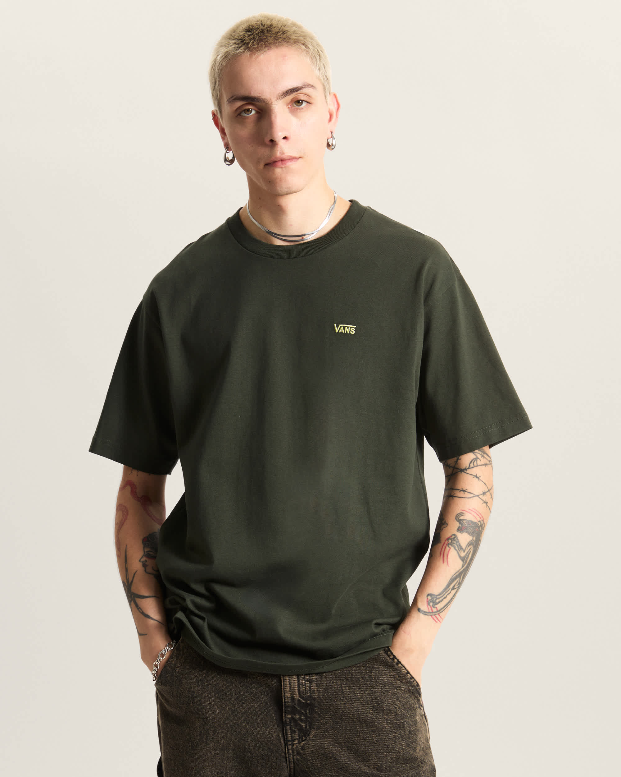 Left Chest II TShirt VANS Grn ALT2