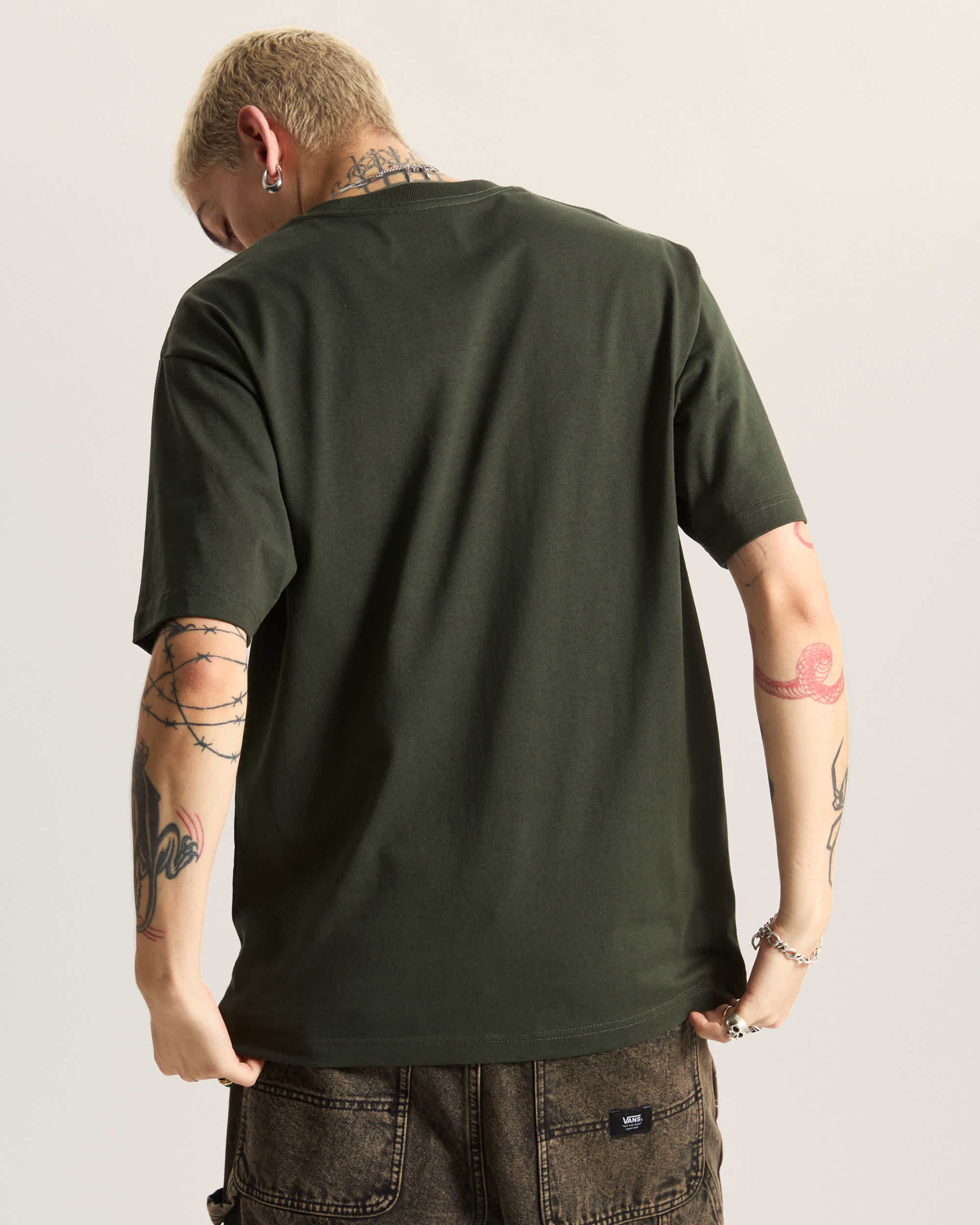 Left Chest II TShirt VANS Grn ALT3