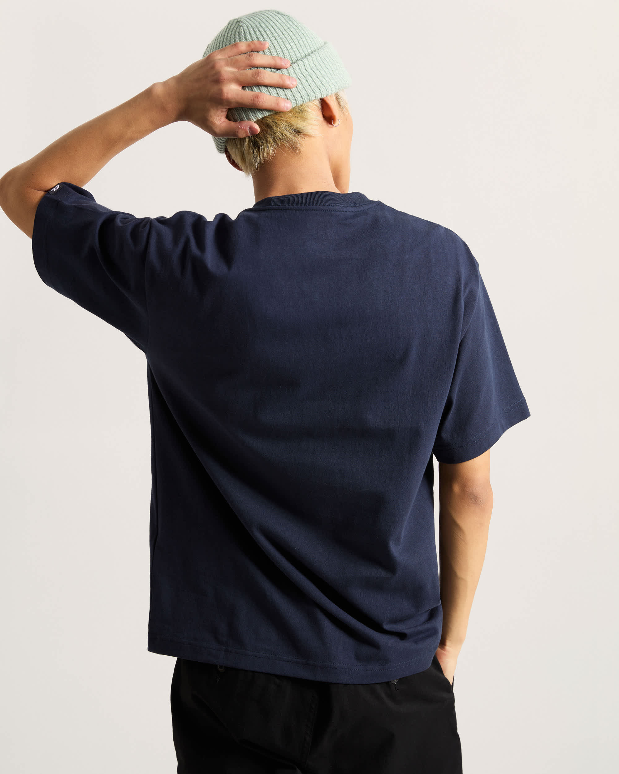 Tshirt Left Chest Logo II VANS Bleu ALT3