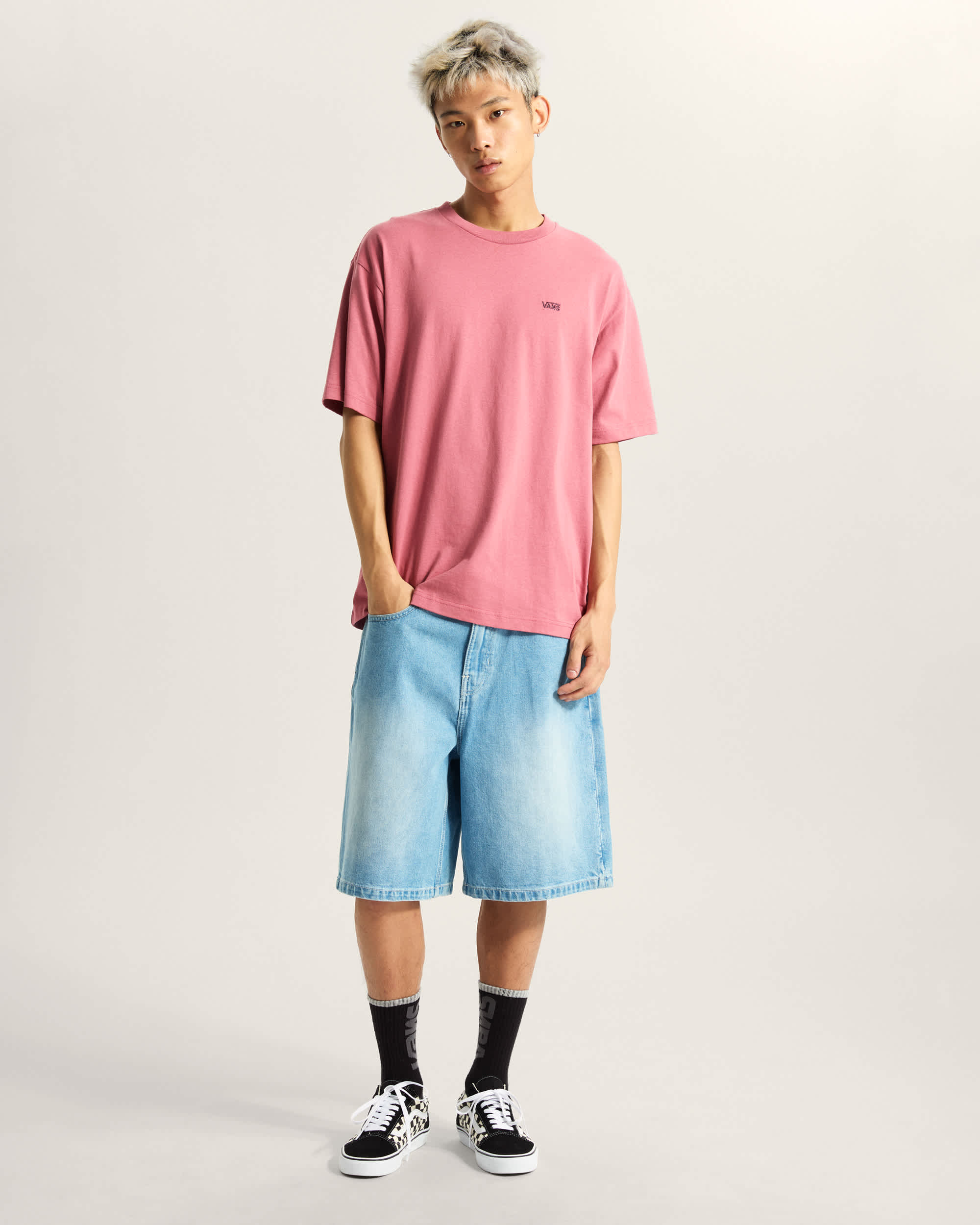 Left Chest II TShirt VANS Rosa ALT4
