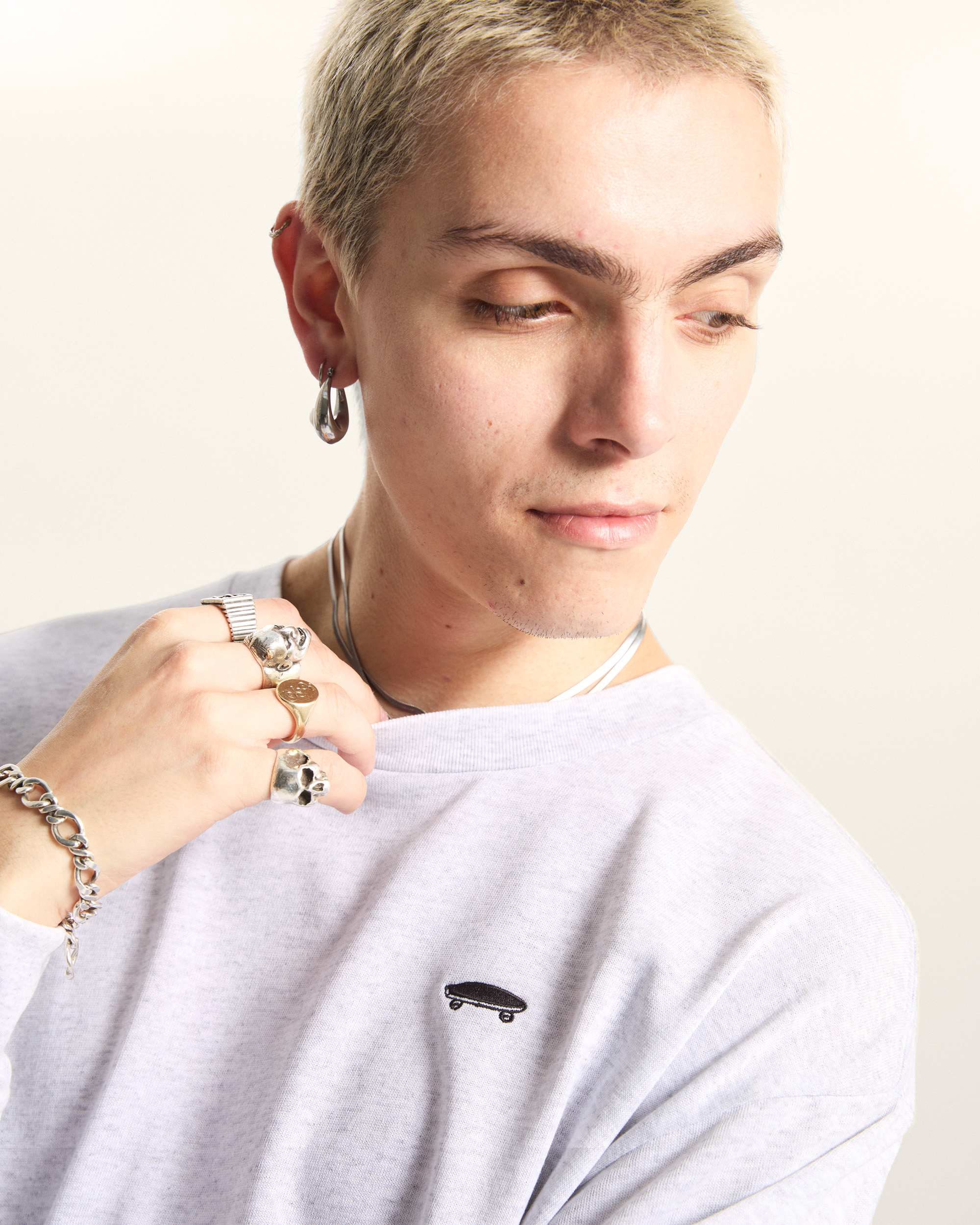 Tshirt  manches longues Salton VANS Gris ALT7