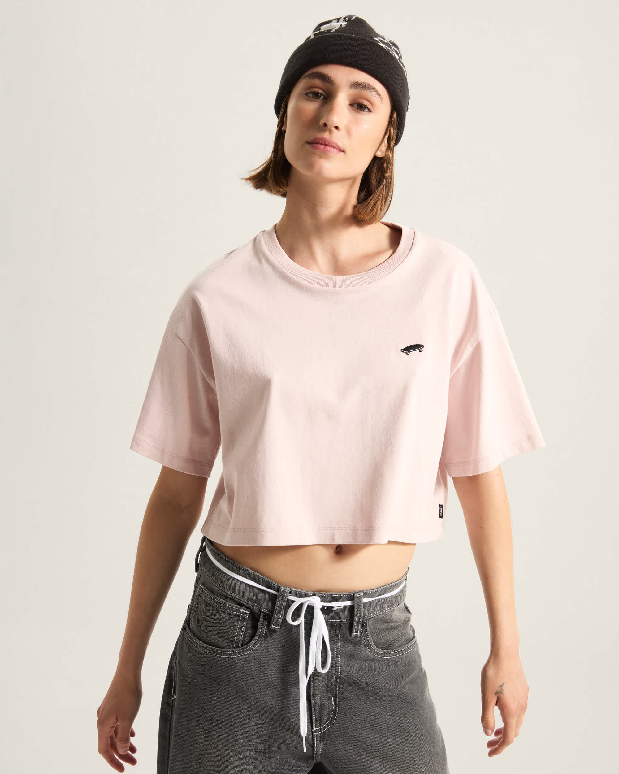 Salton Relax Crop TShirt VANS Rosa ALT2