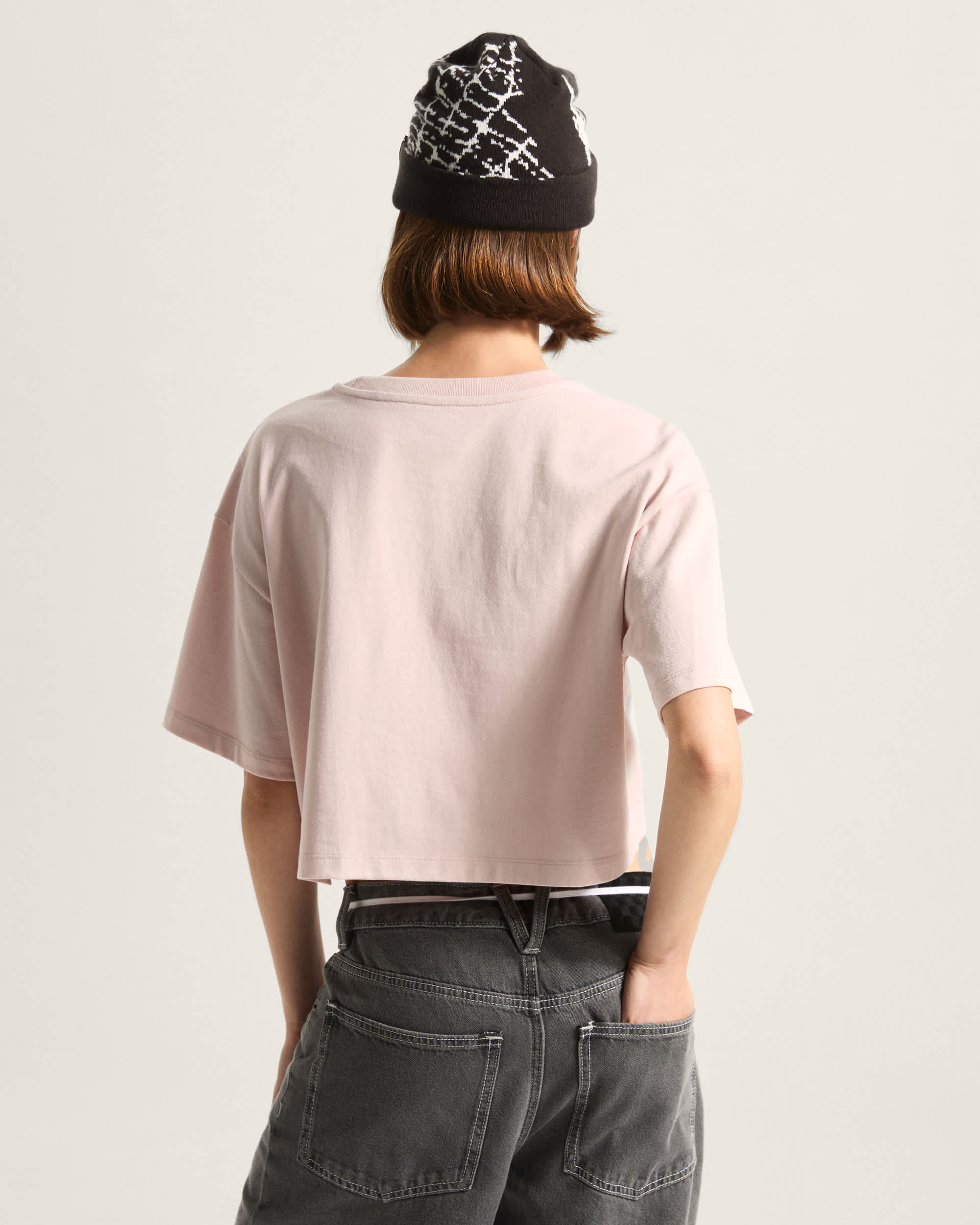 Salton Relax Crop TShirt VANS Rosa ALT3