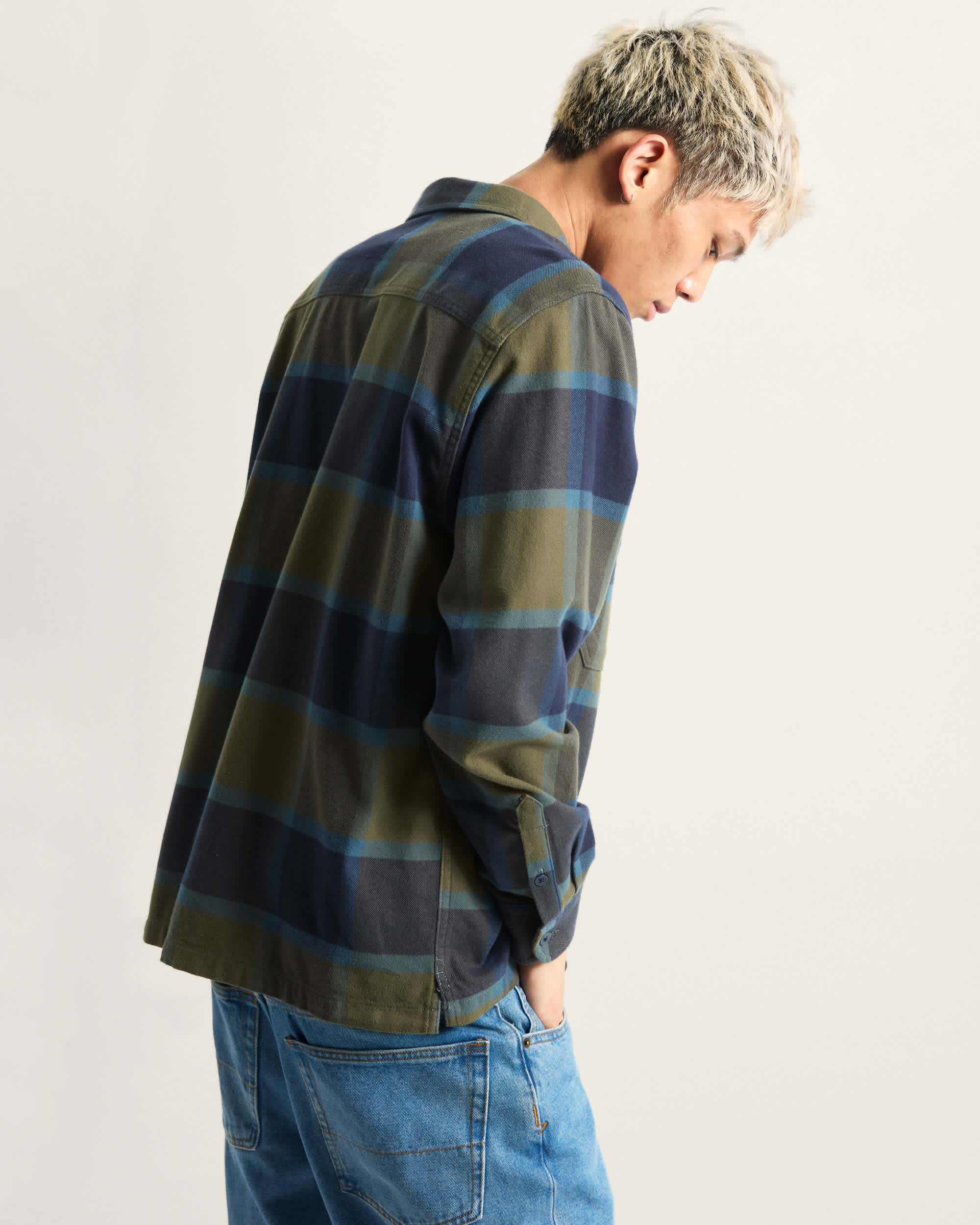 Larkspur Plaid Flanhellhemd VANS Schwarz ALT3