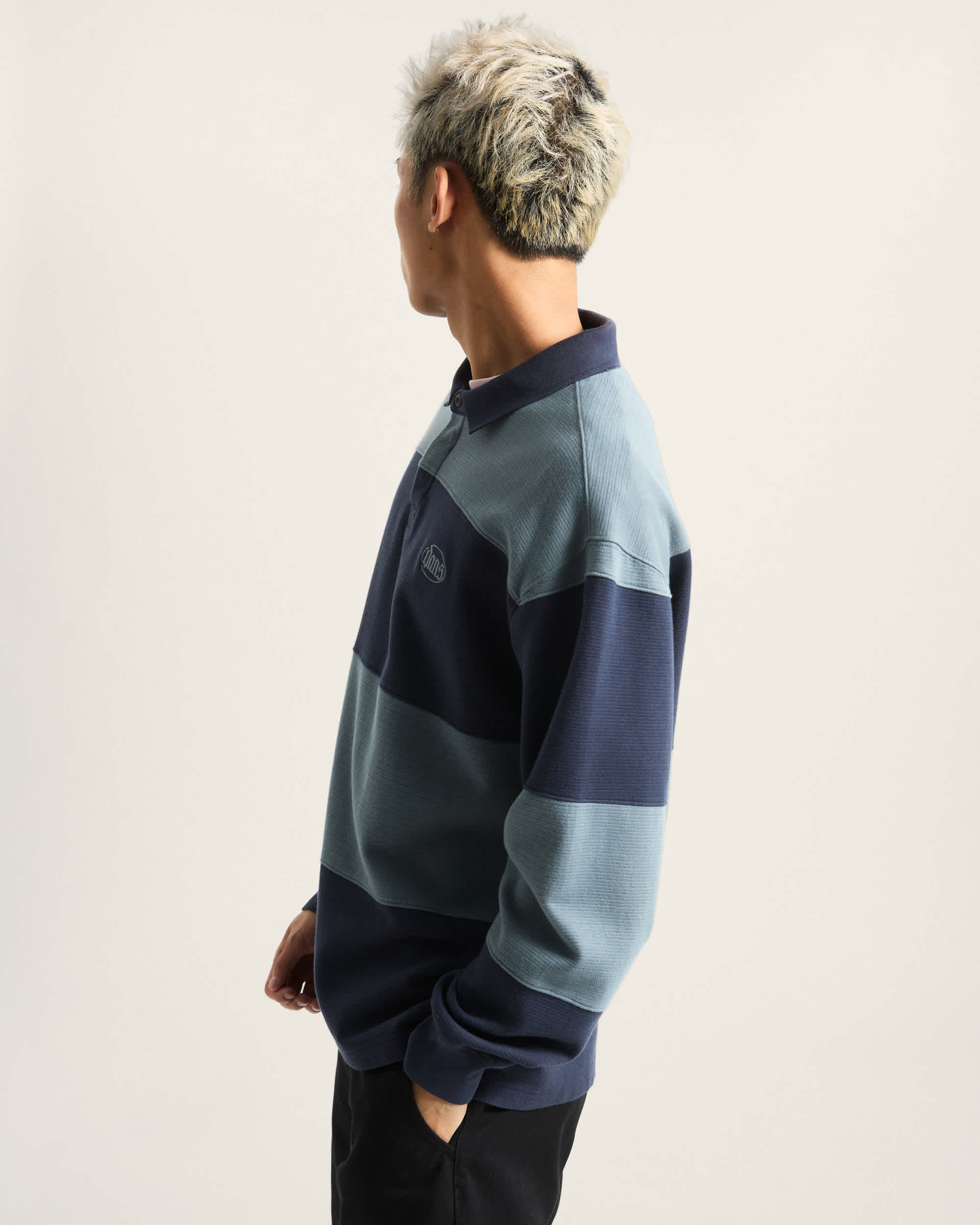 Bowman Rugby Langarmshirt VANS Blau ALT4