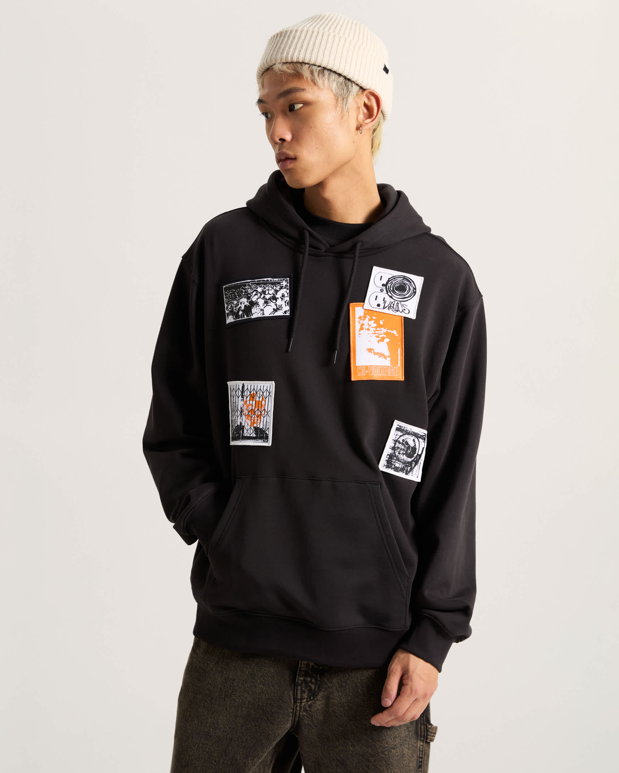Punk Patch Hoodie VANS Schwarz ALT2