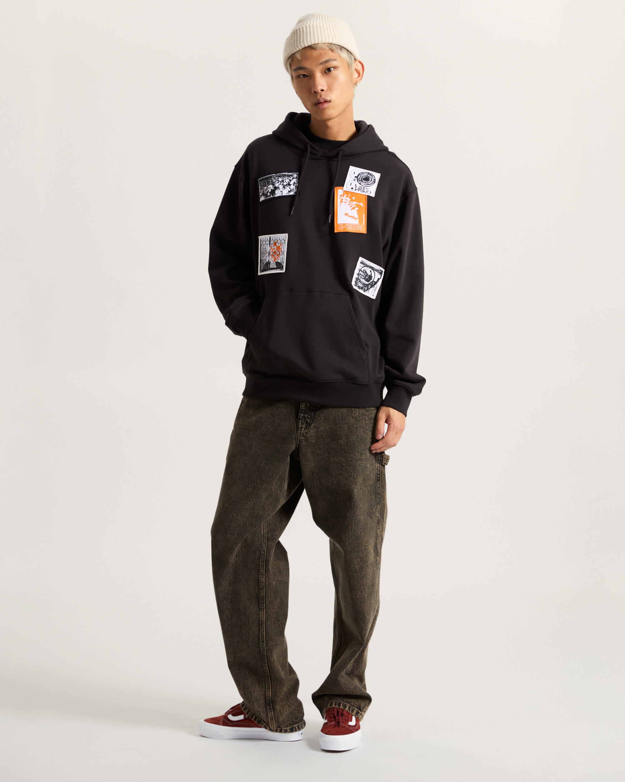 Punk Patch Hoodie VANS Schwarz ALT4