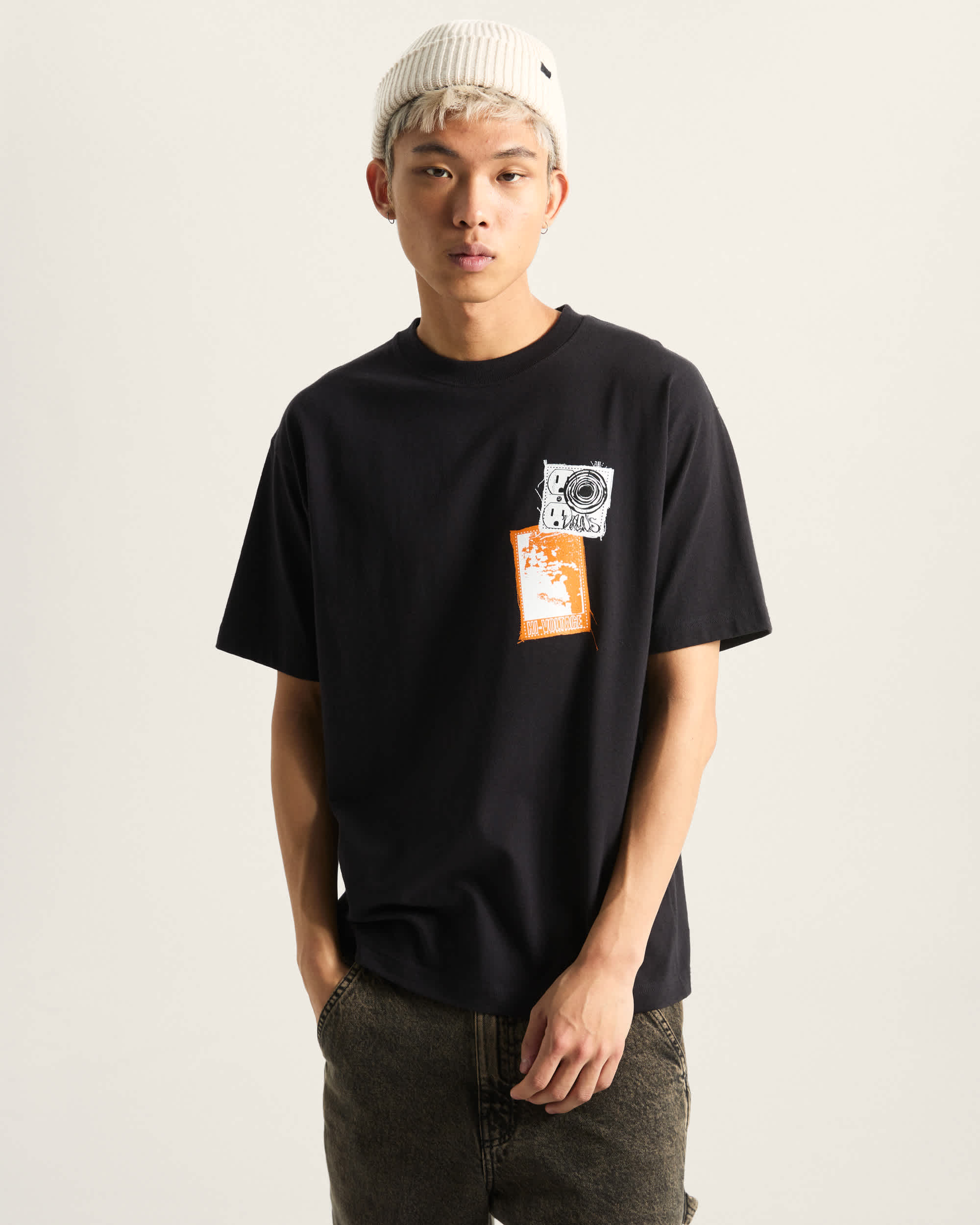 Punk Patch TShirt VANS Schwarz ALT2