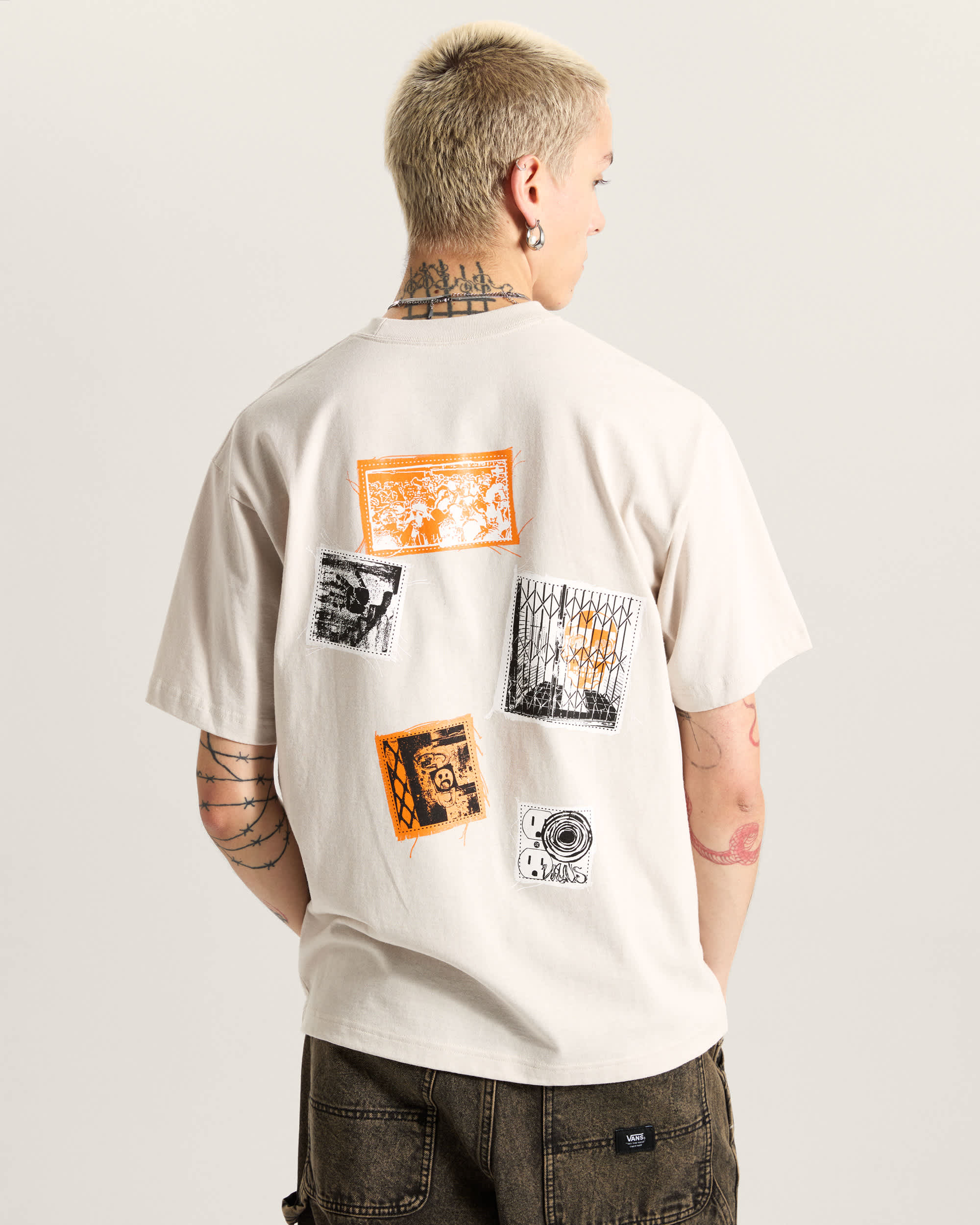 Punk Patch TShirt VANS Beige ALT3