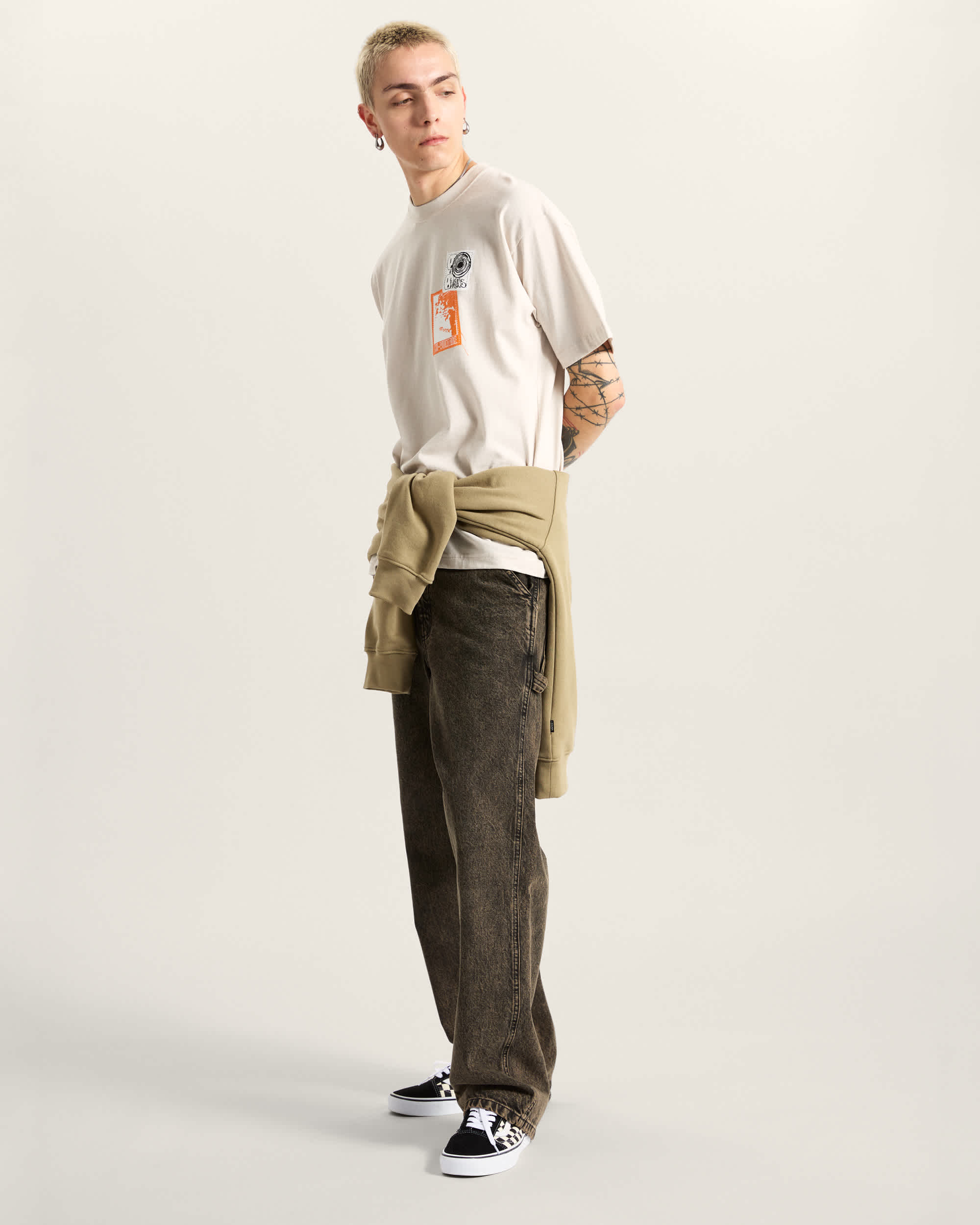 Punk Patch TShirt VANS Beige ALT4